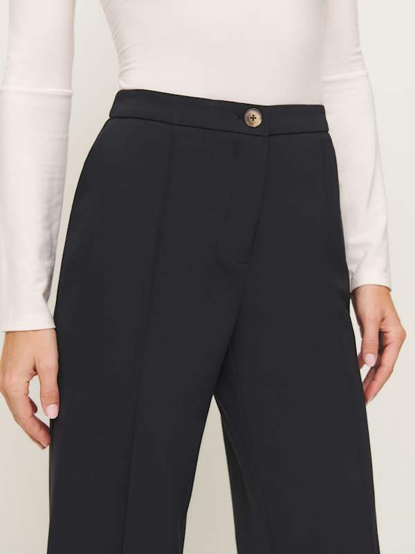 Vida Low Rise Linen Pant
