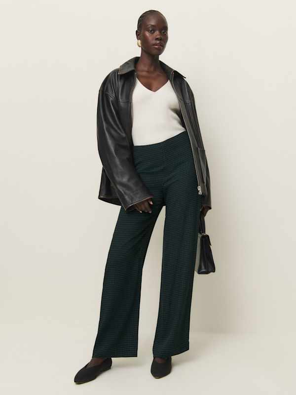 Vida Low Rise Linen Pant