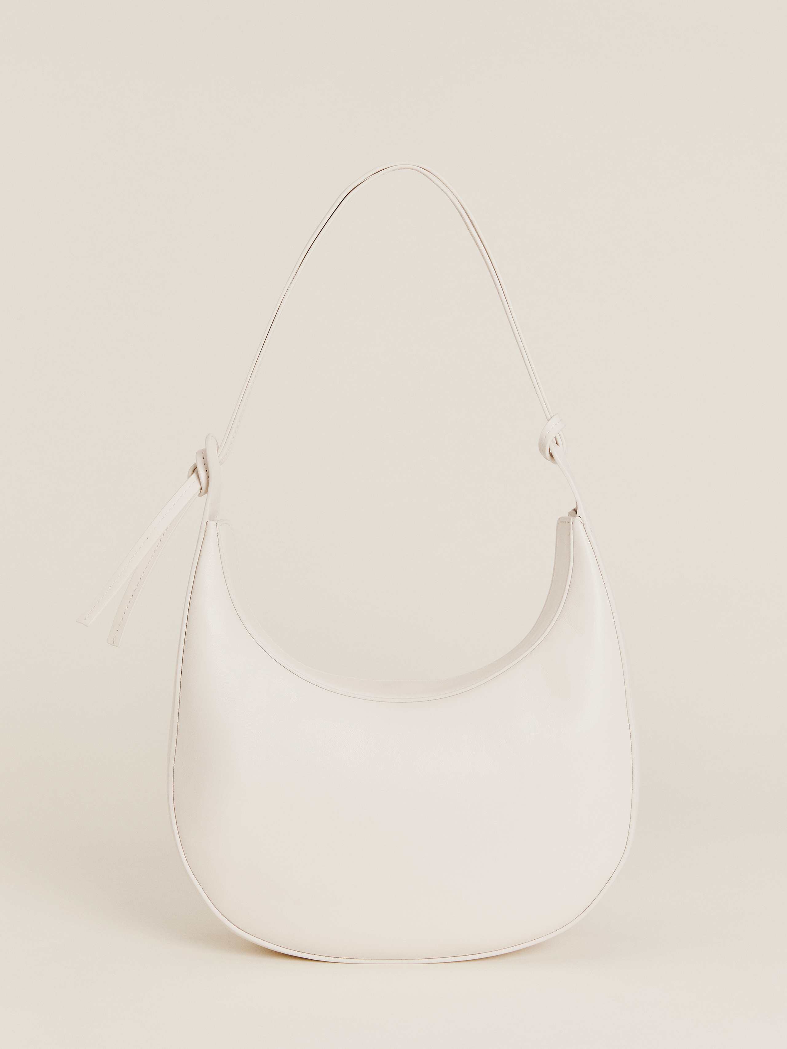 Reformation Medium Rosetta Shoulder Bag Ivory In White
