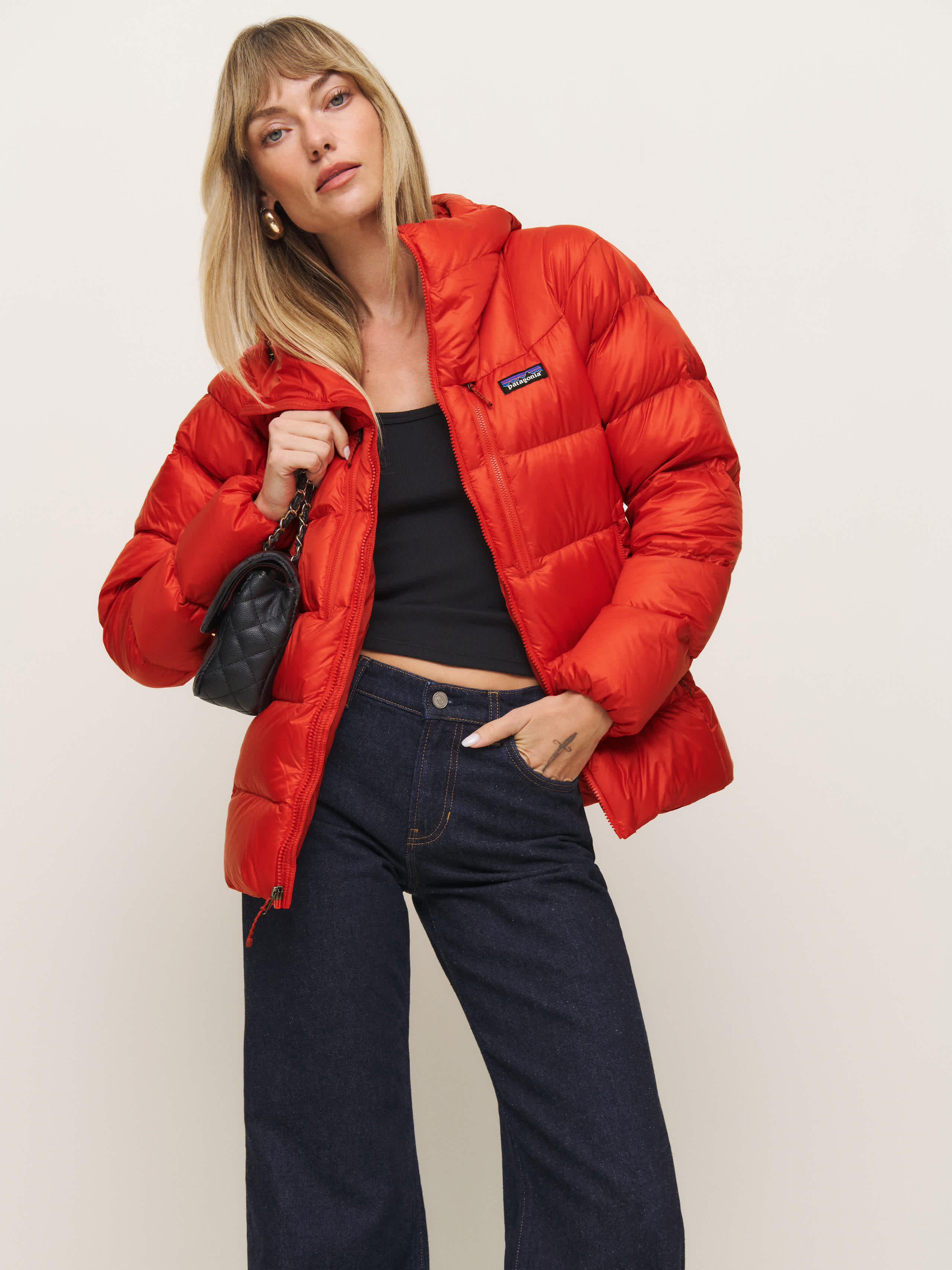 Patagonia W's Fitz Roy Down Hoody Madder Red Xl