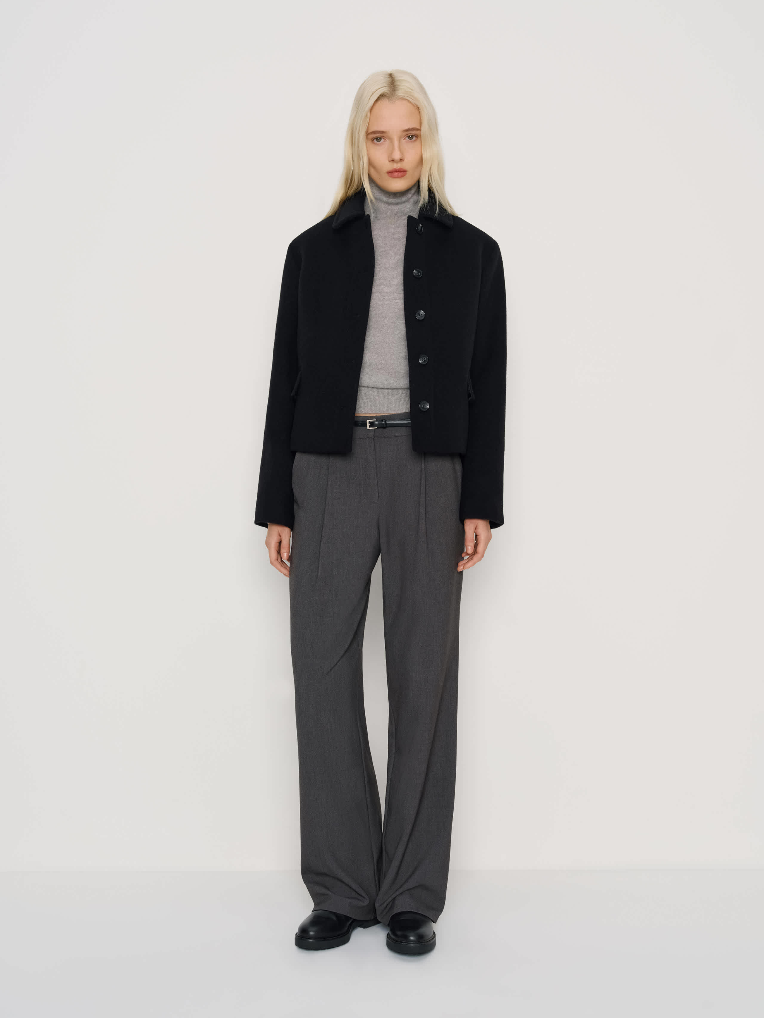 Reformation Warren Jacket Black Xxs In Black