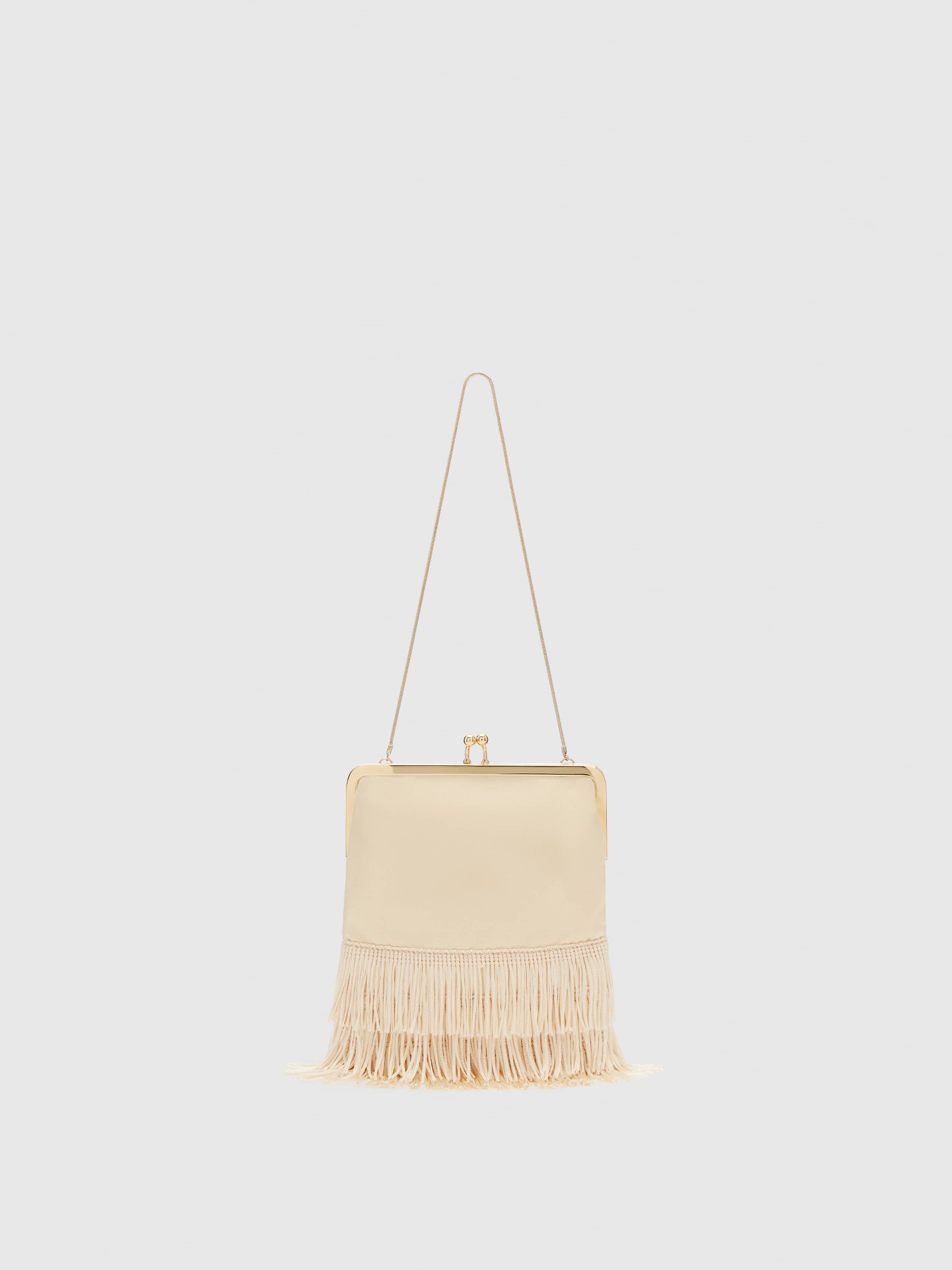 Reformation Skye Mini Bag Ivory In White
