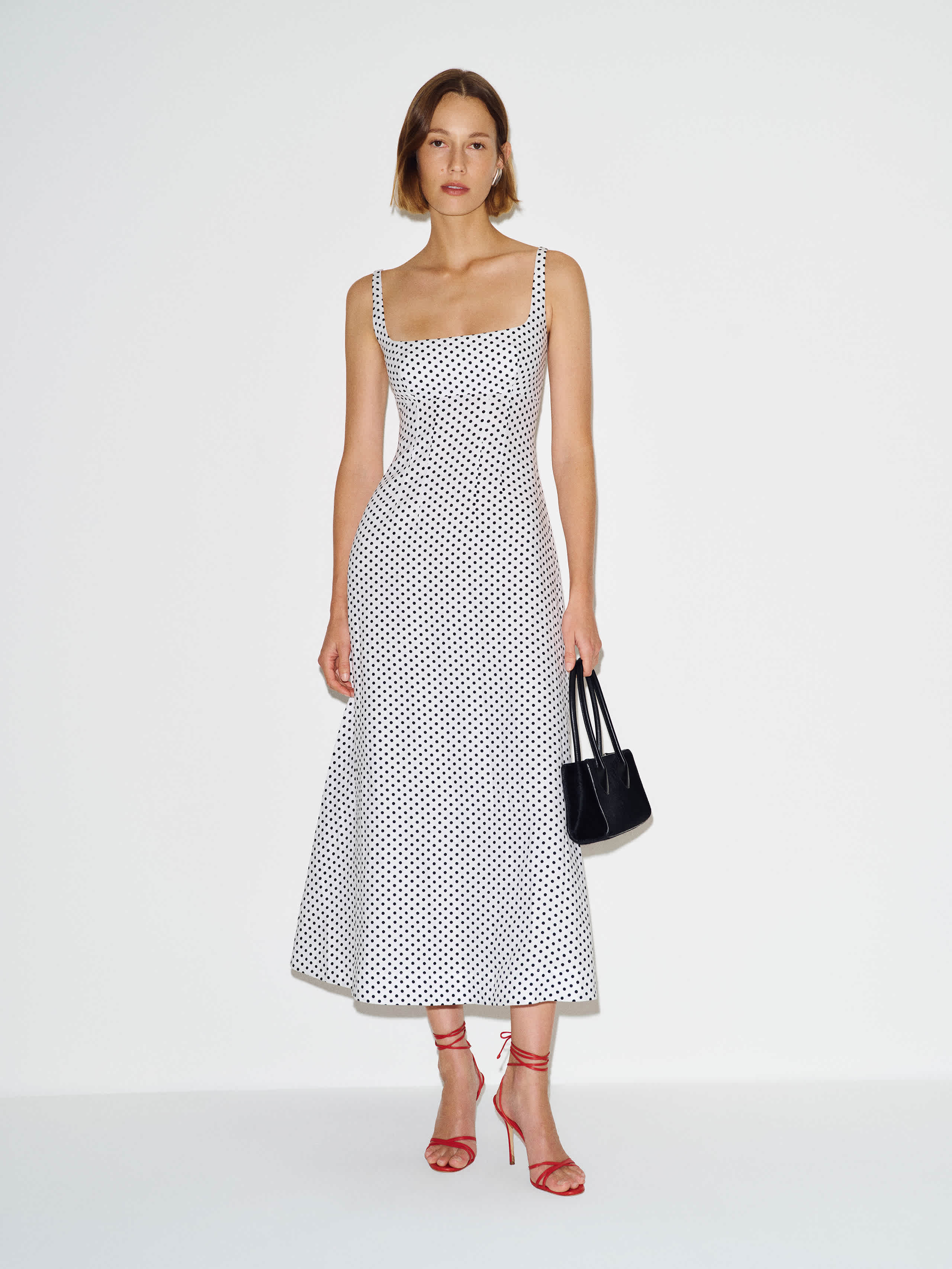 Reformation Robe En Lin Sabine Ivoire 34 In White