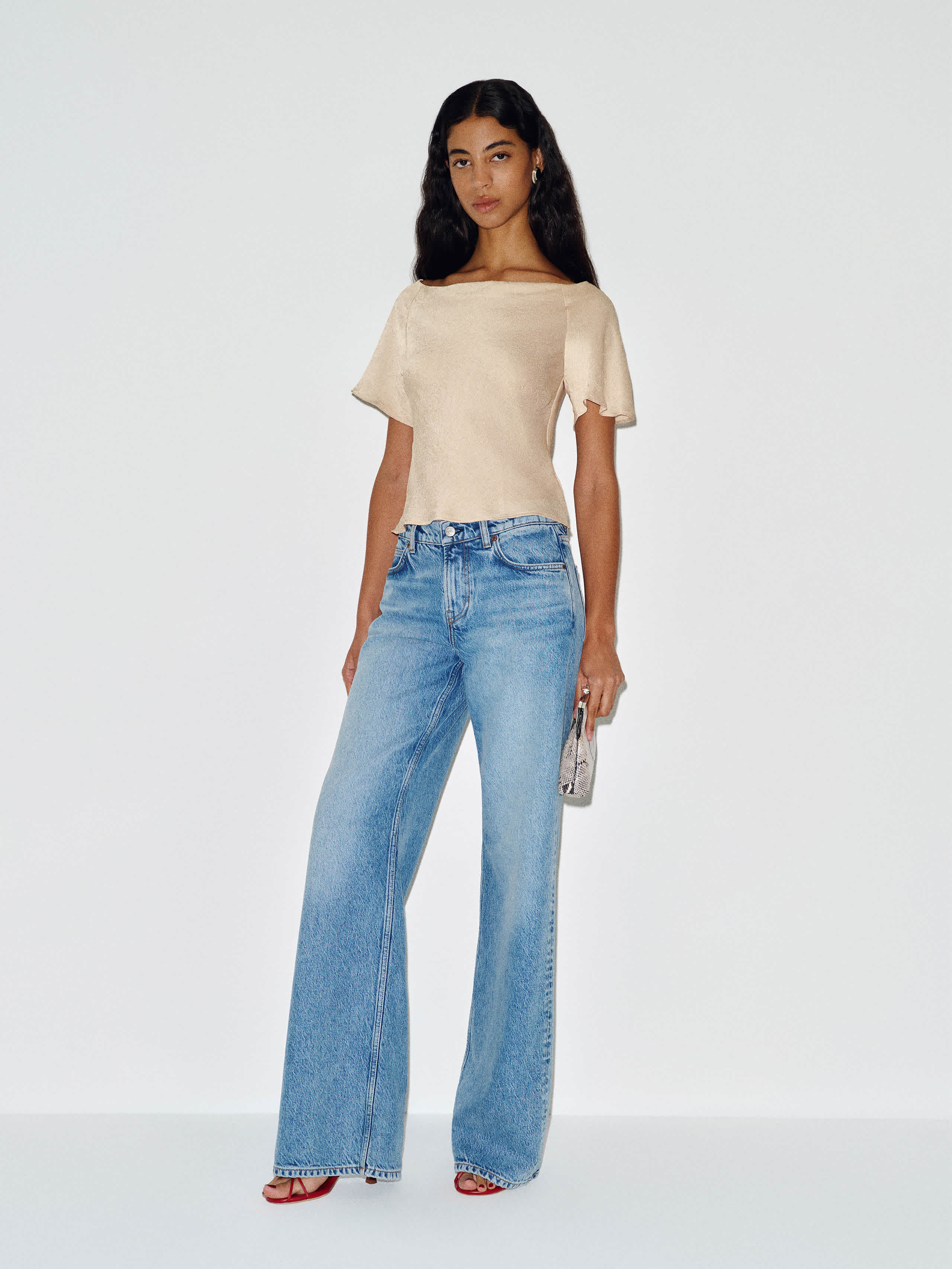 Reformation Arina Top Natural 12 In Multi