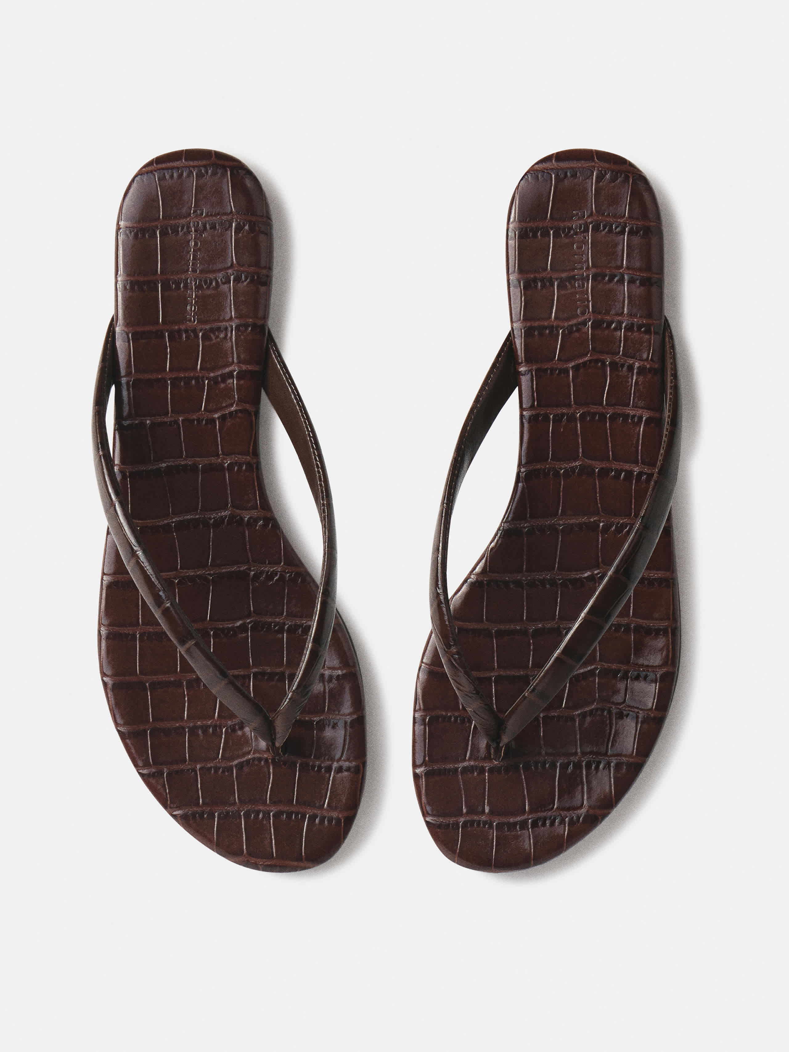 Reformation Tongs Plates Amelia Marron 7.5 In Brown