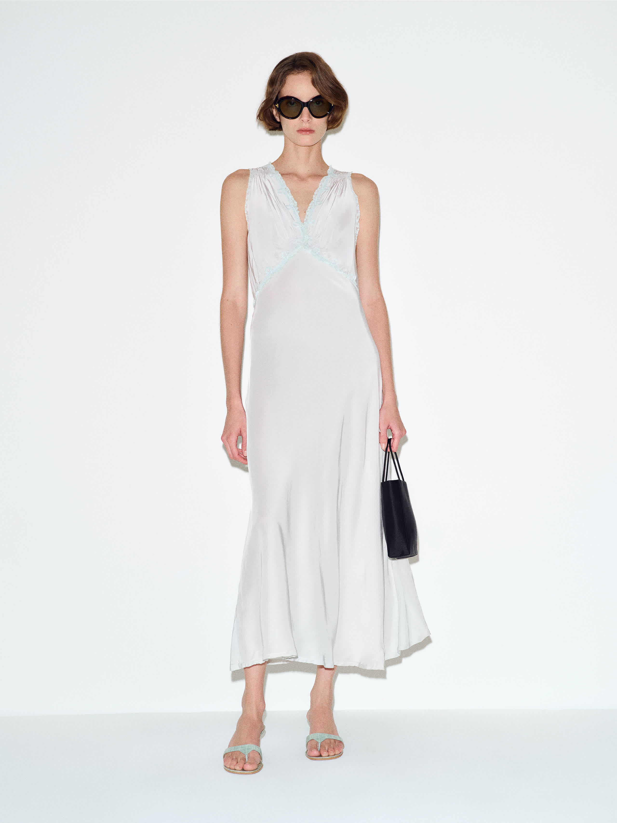 Reformation Vintage Beverly Slip Blue