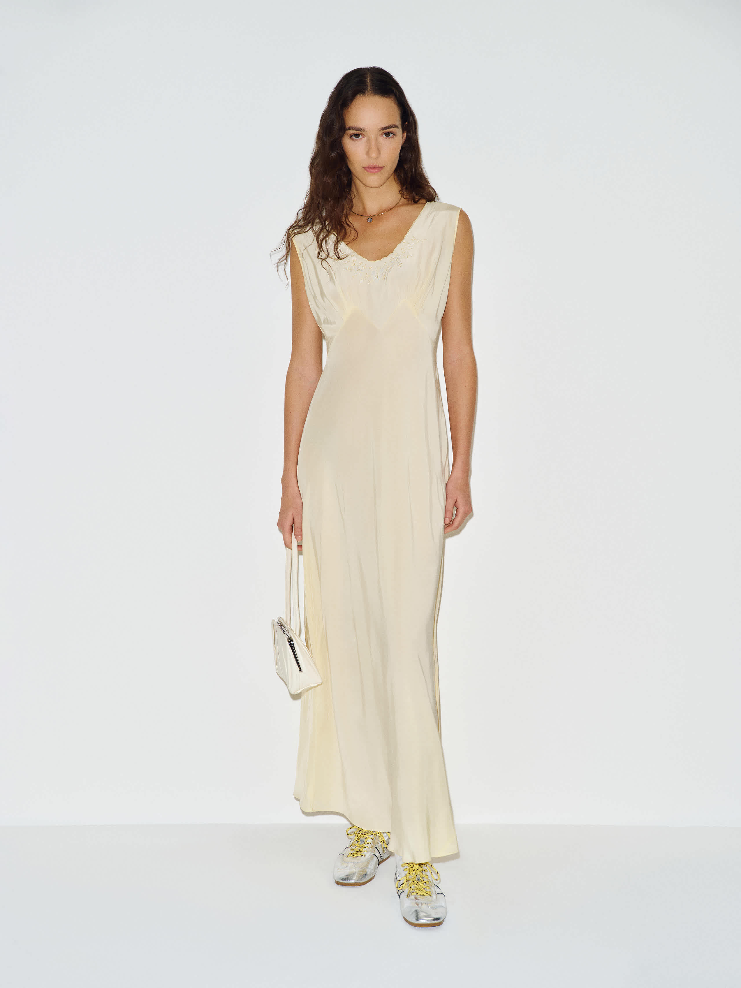 Reformation Vintage Eleanor Slip Yellow