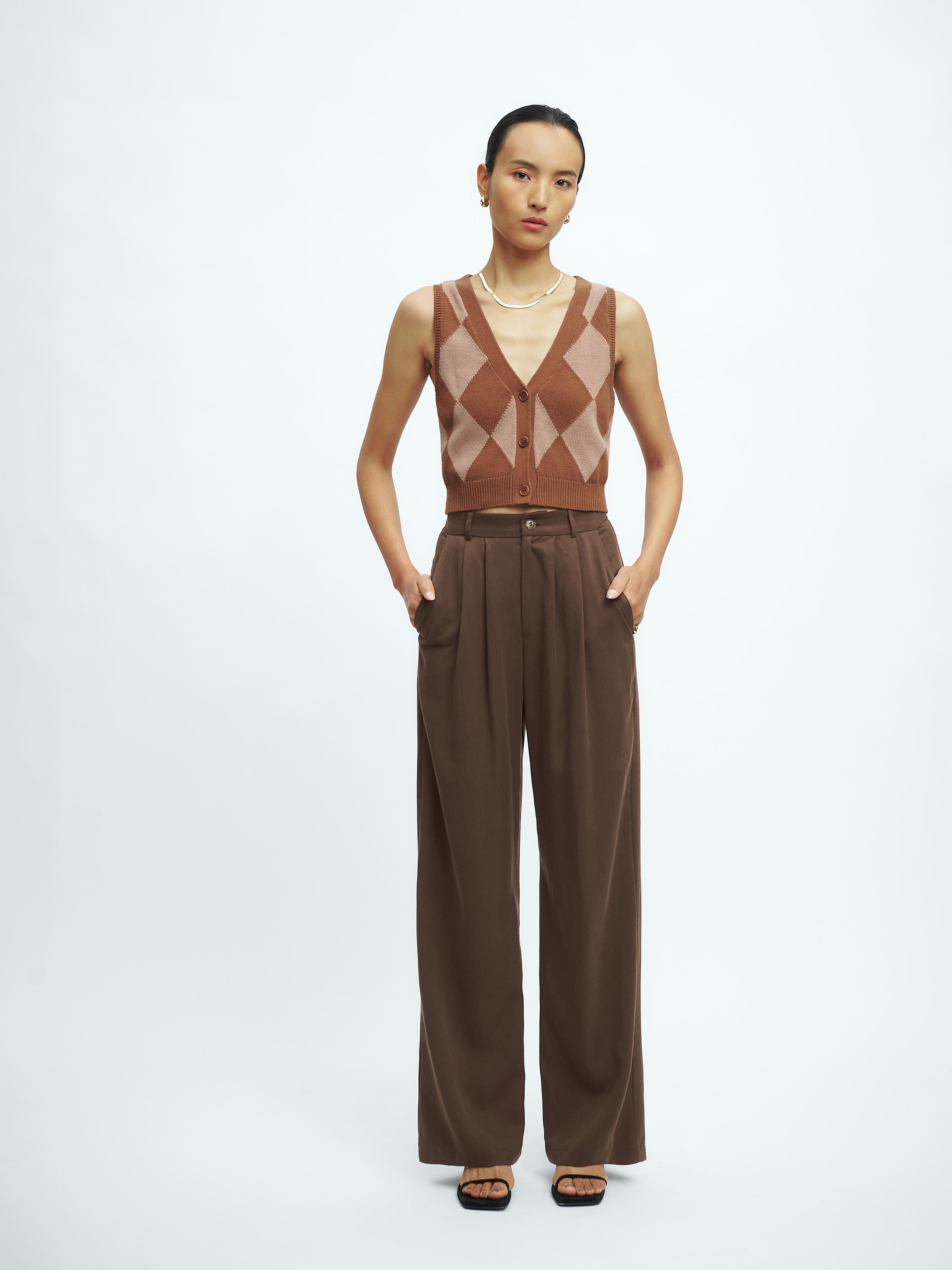 Reformation Mason Pant In Cafe