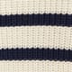 Navy/Gossamer Stripe