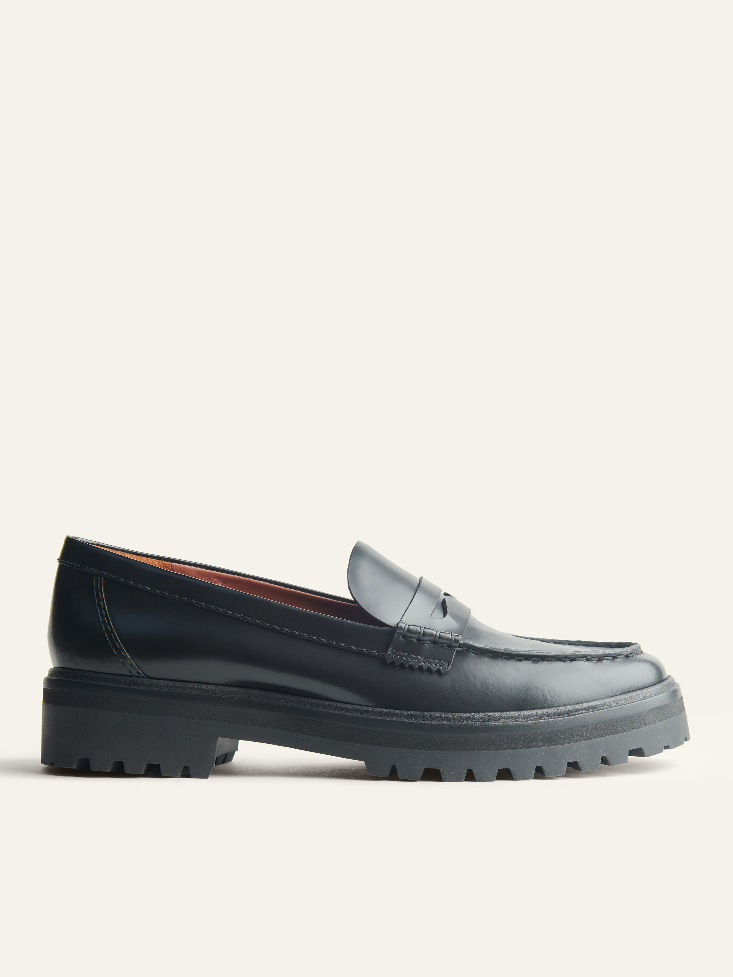 Shop Reformation Agathea Chunky Loafer In Black