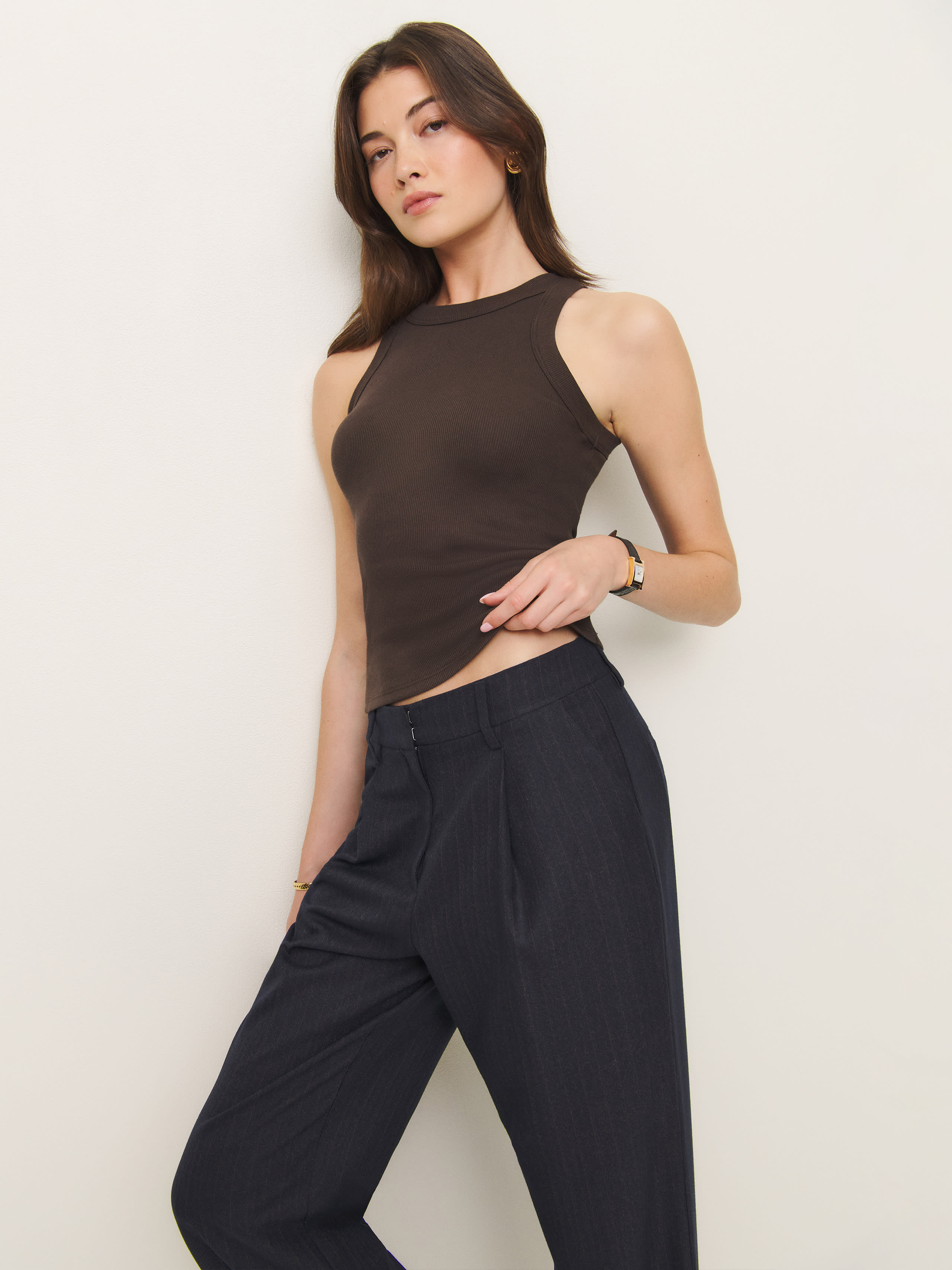 Reformation Tasha Tank In Mole