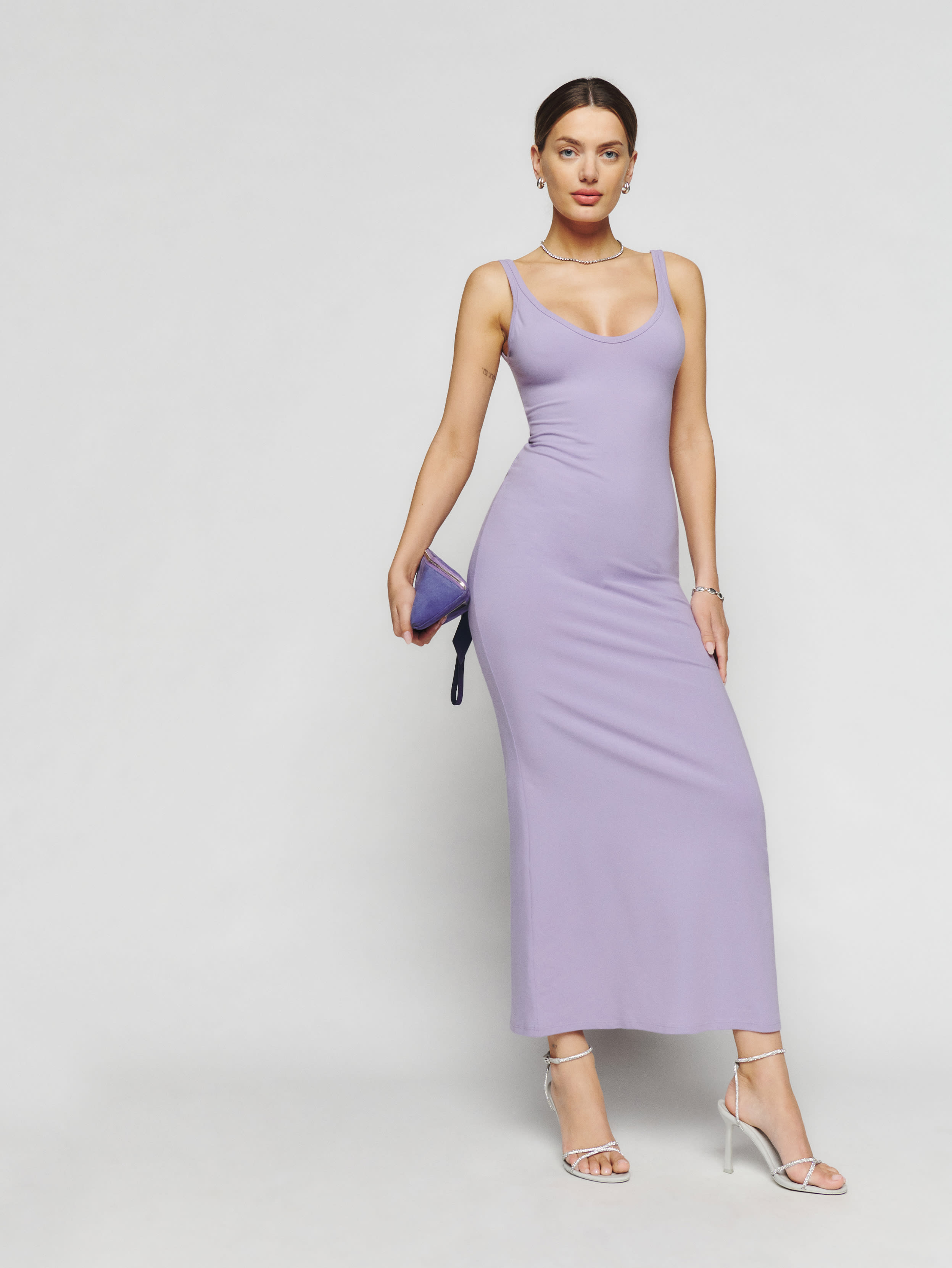 reformation aura knit dress Reformation Tyra Knit Dress In Aura