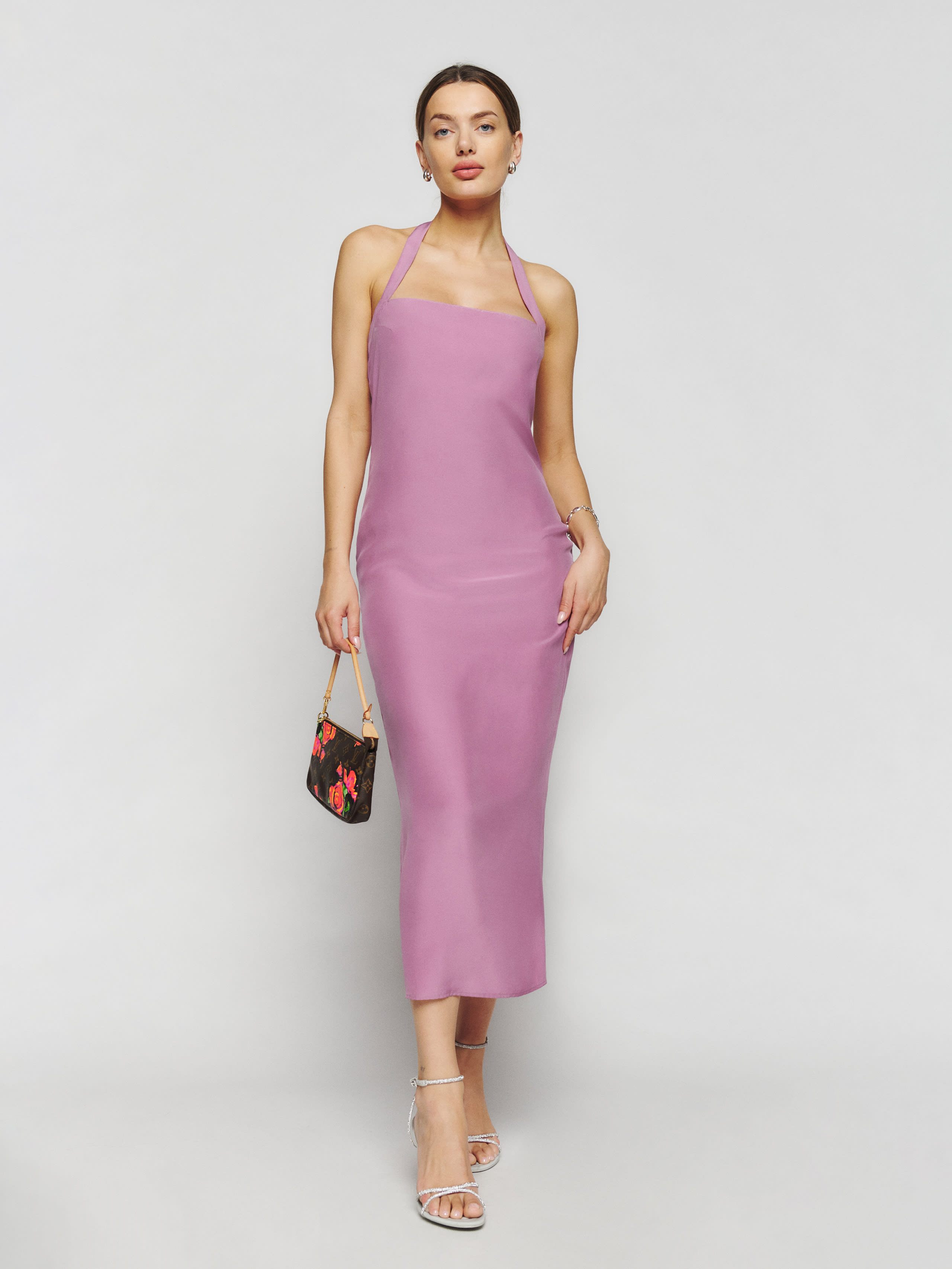 REFORMATION ALLI SILK DRESS