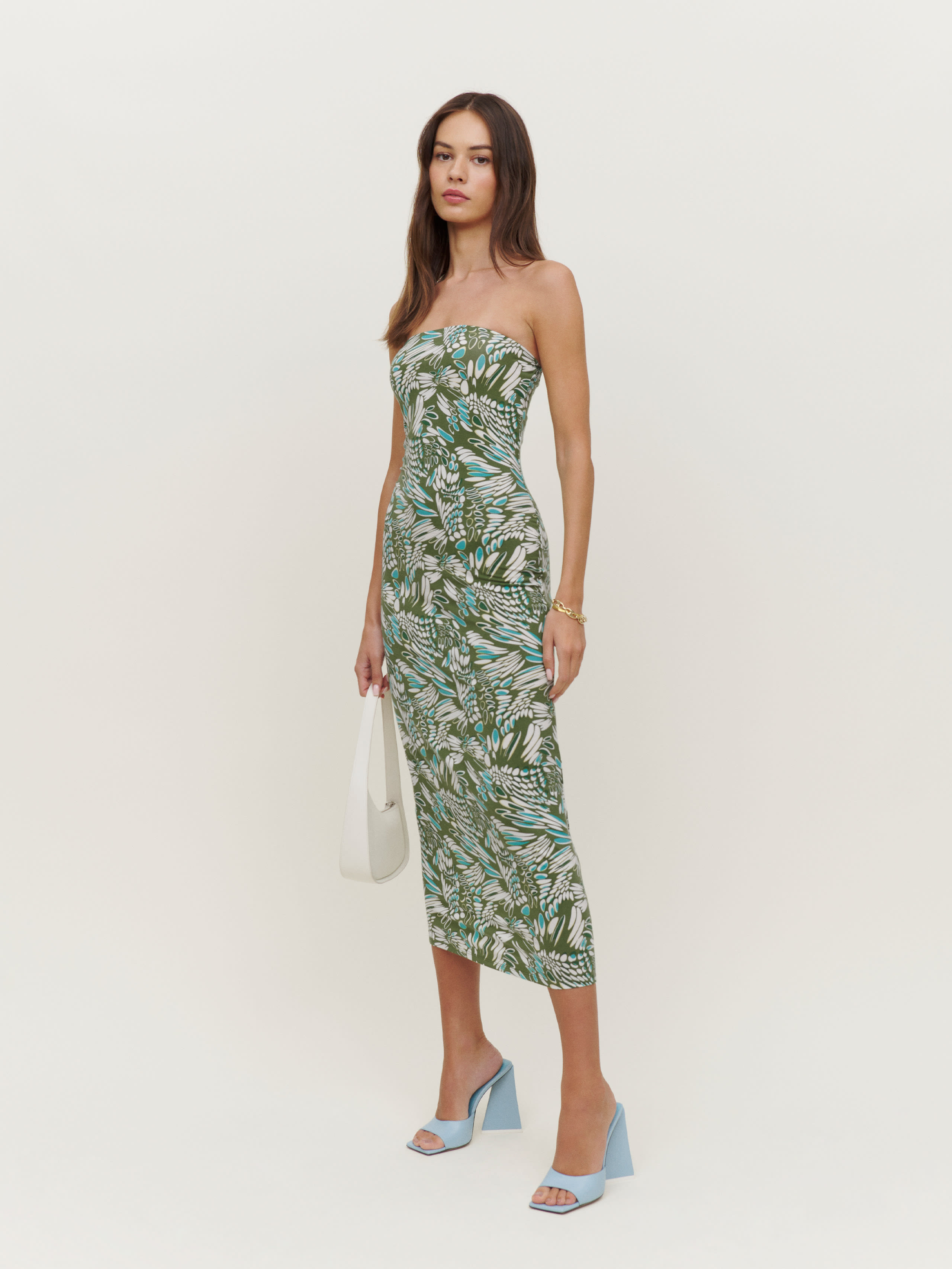 Reformation Ryden Knit Dress In Twisted