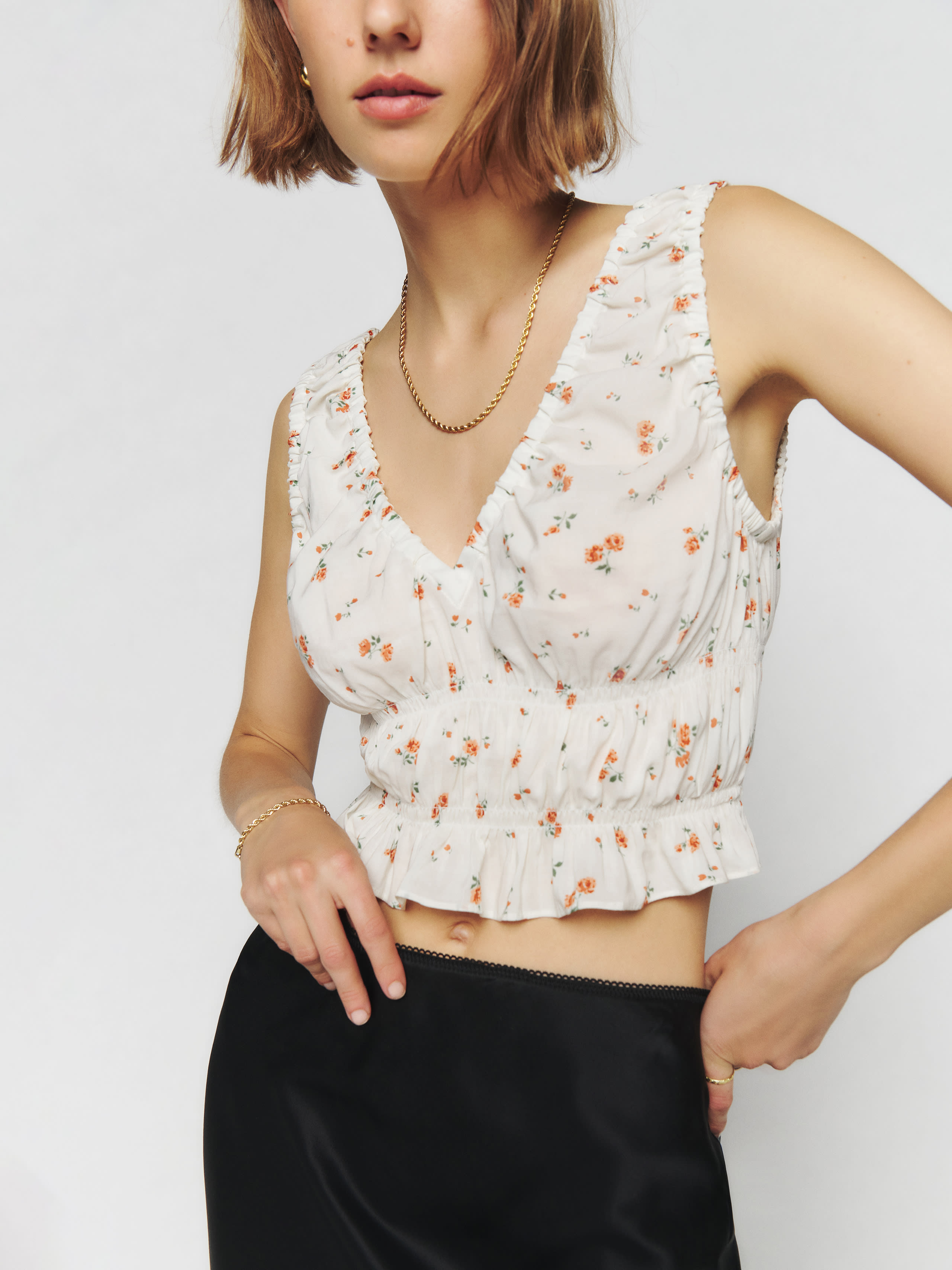 REFORMATION GABRIELLA TOP 