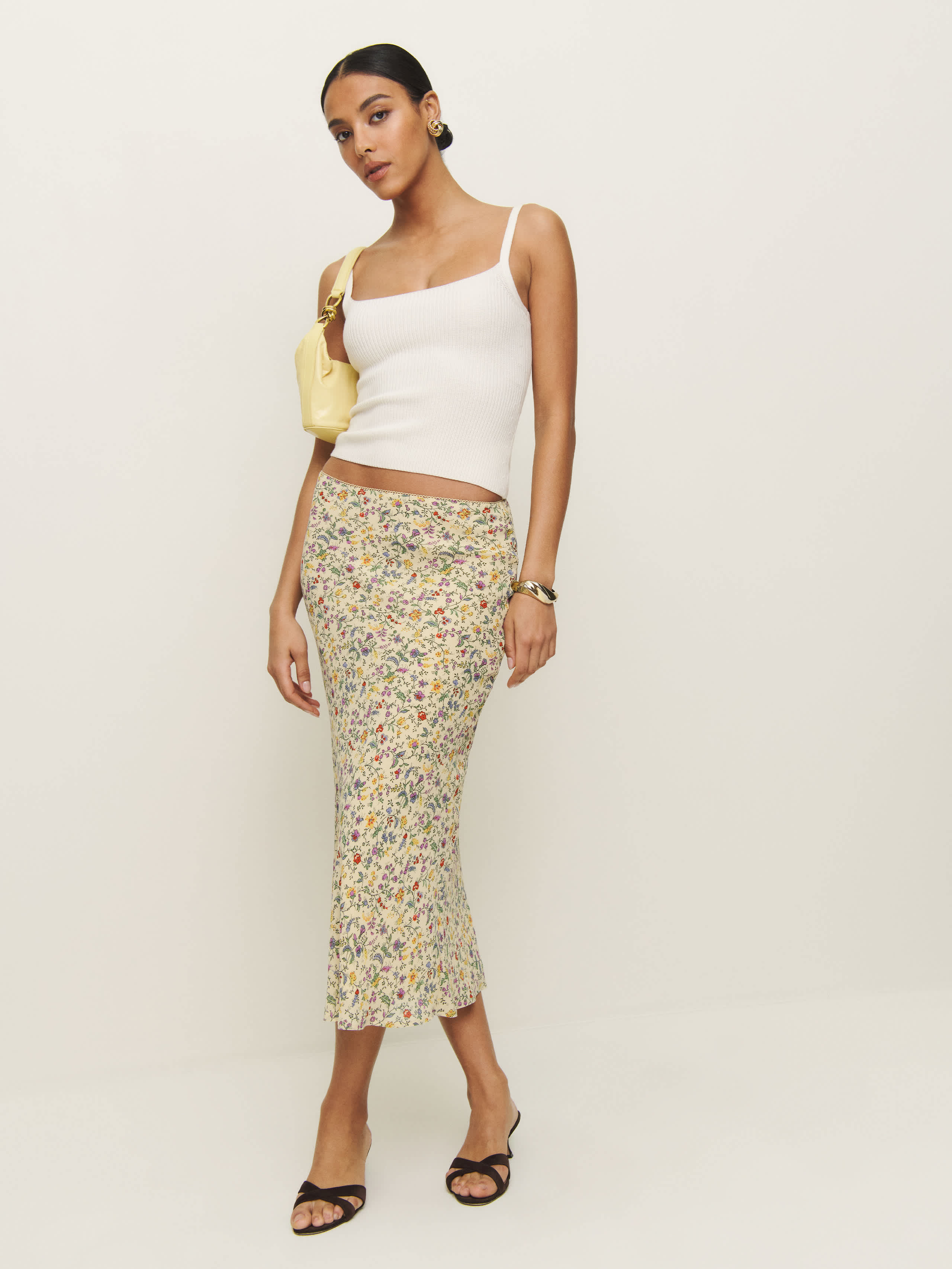 Reformation Layla Skirt In Yasmeen