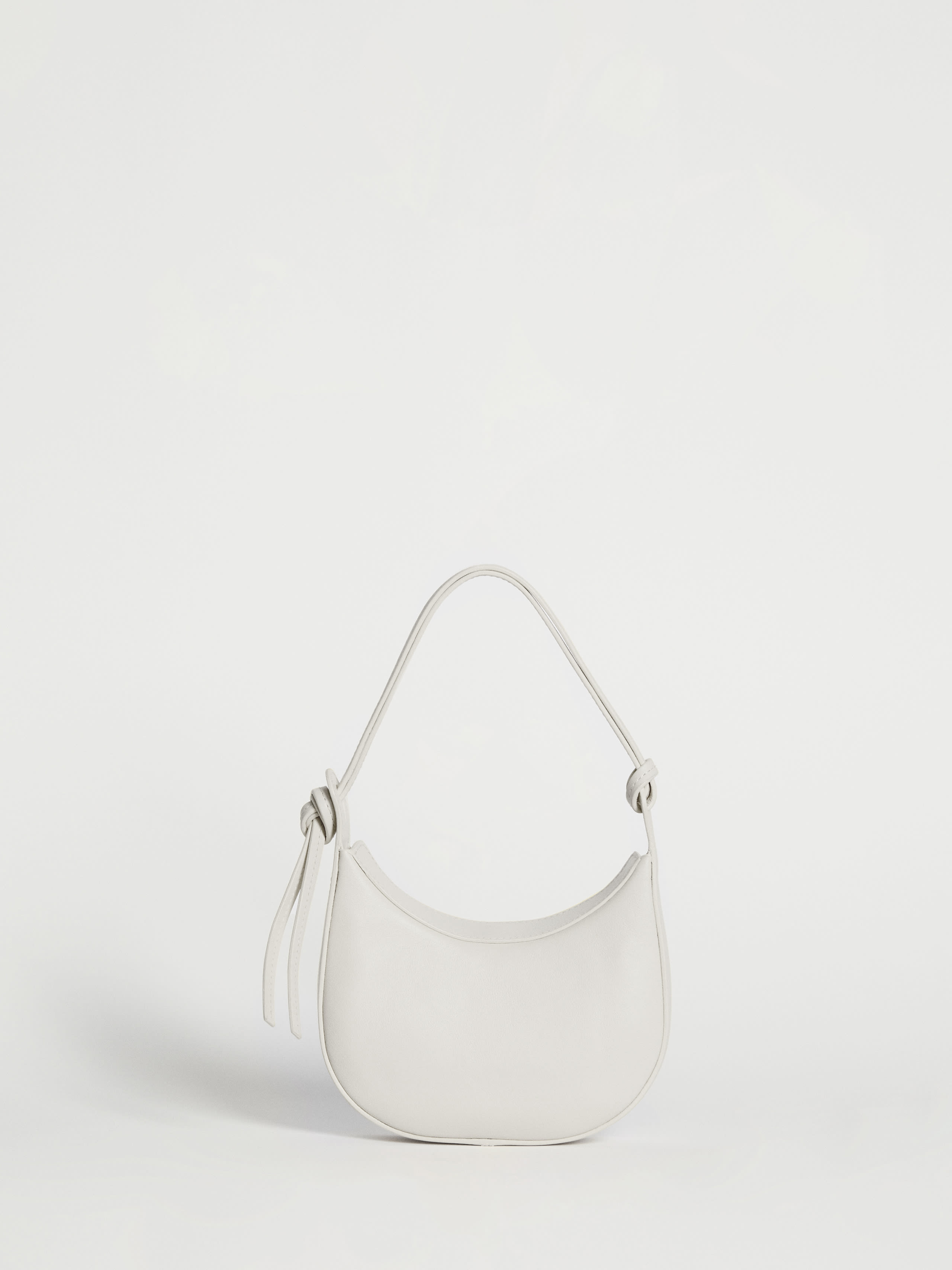 Shop Reformation Mini Rosetta Shoulder Bag In White Leather