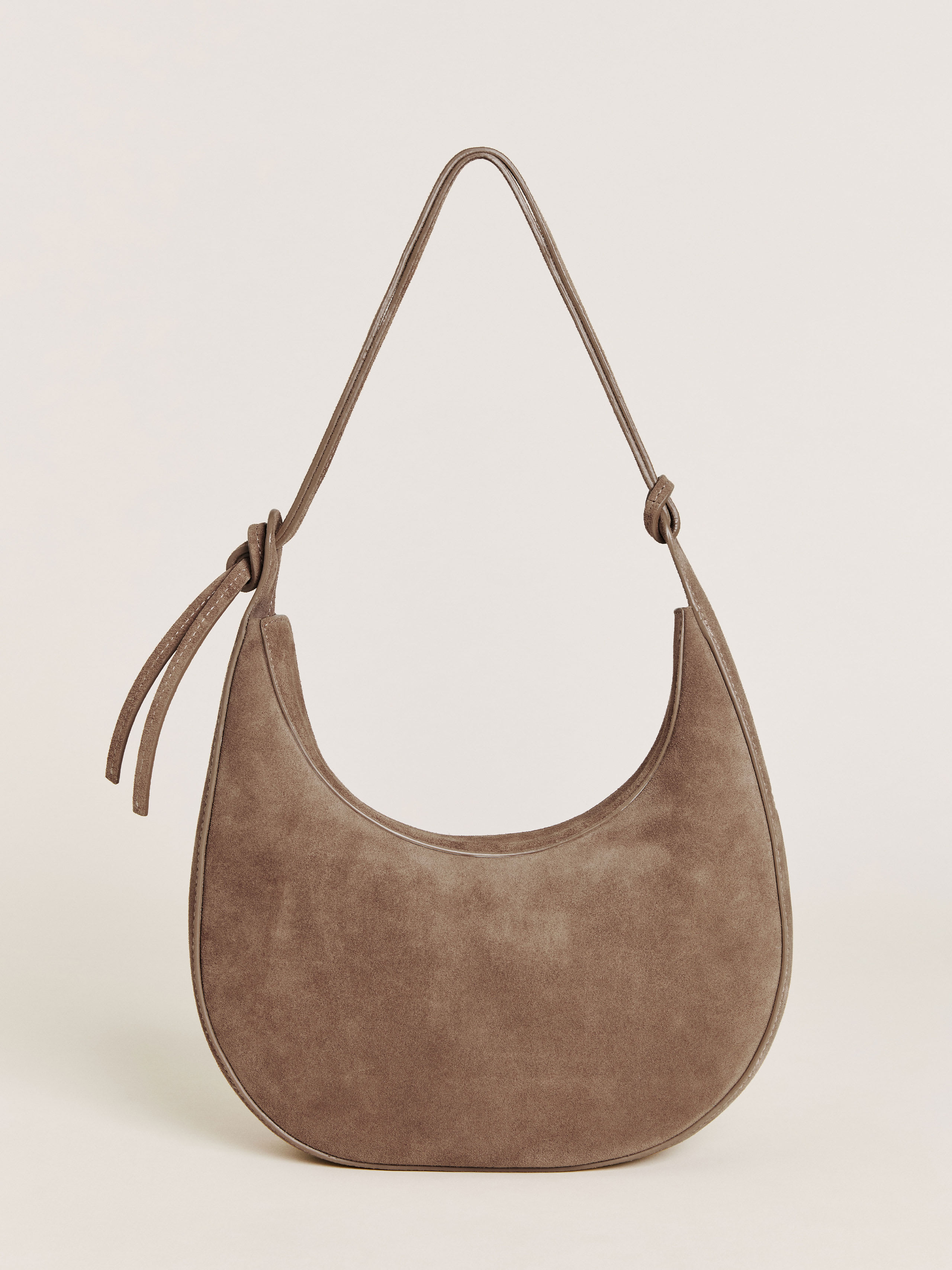 Reformation Medium Rosetta Shoulder Bag In Farro Suede