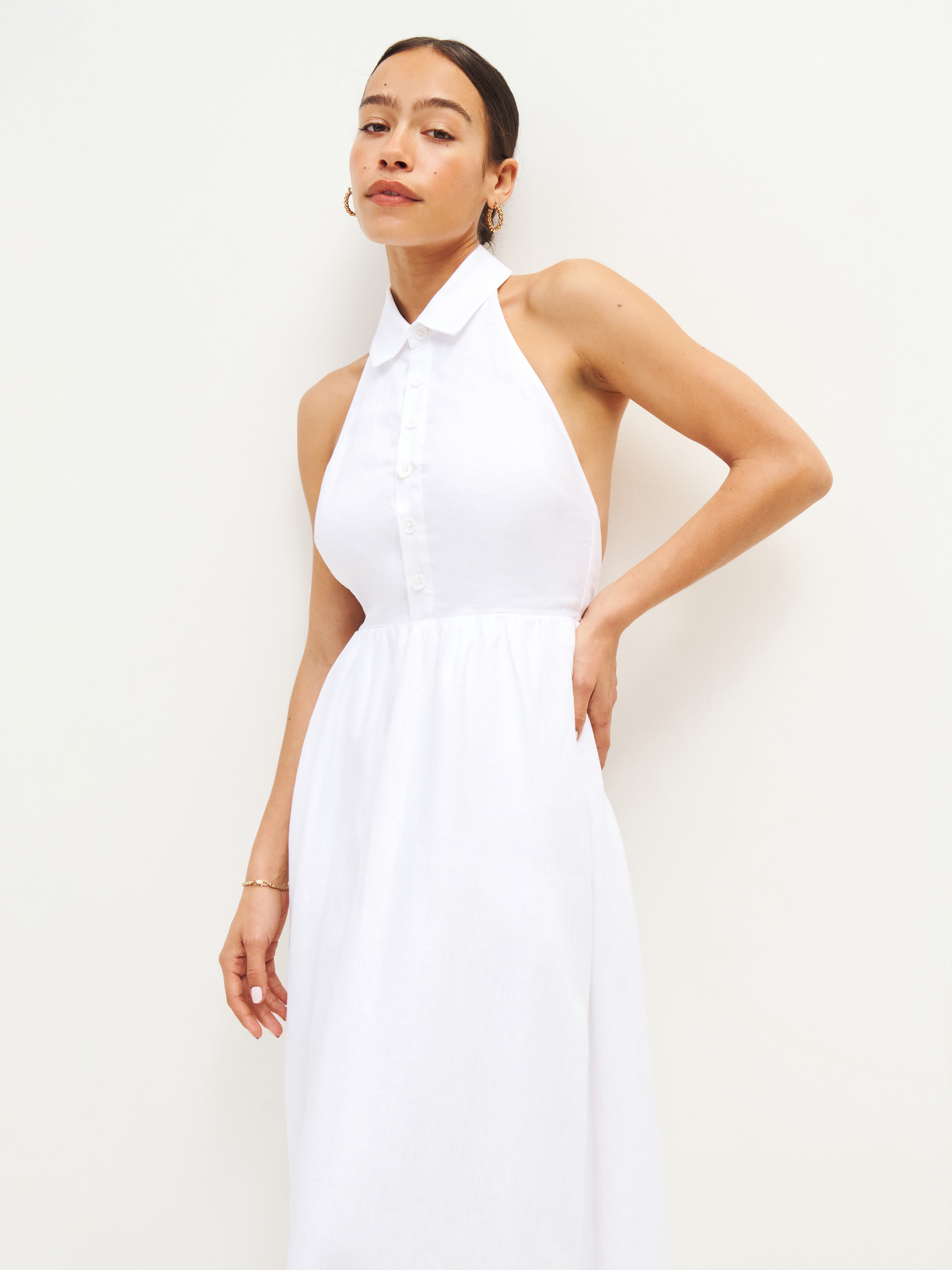 rhythm linen shirt dress RHYTHM CLASSIC LINEN SHIRT DRESS SAND – La Boutique Sharks