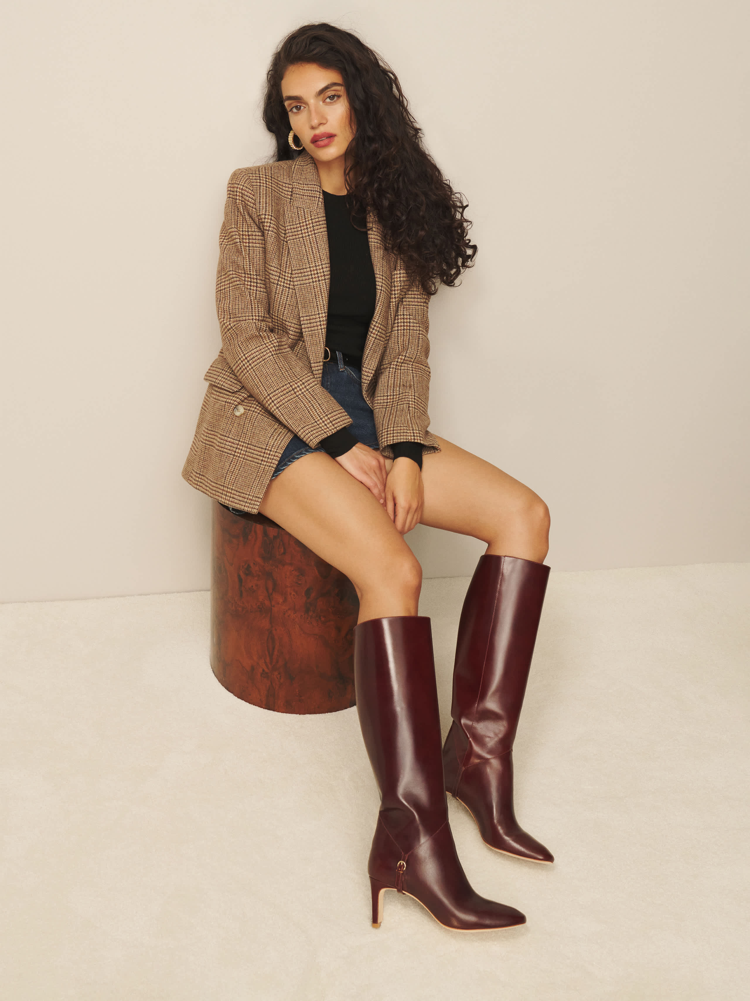 REFORMATION GAELLE KNEE BOOT 
