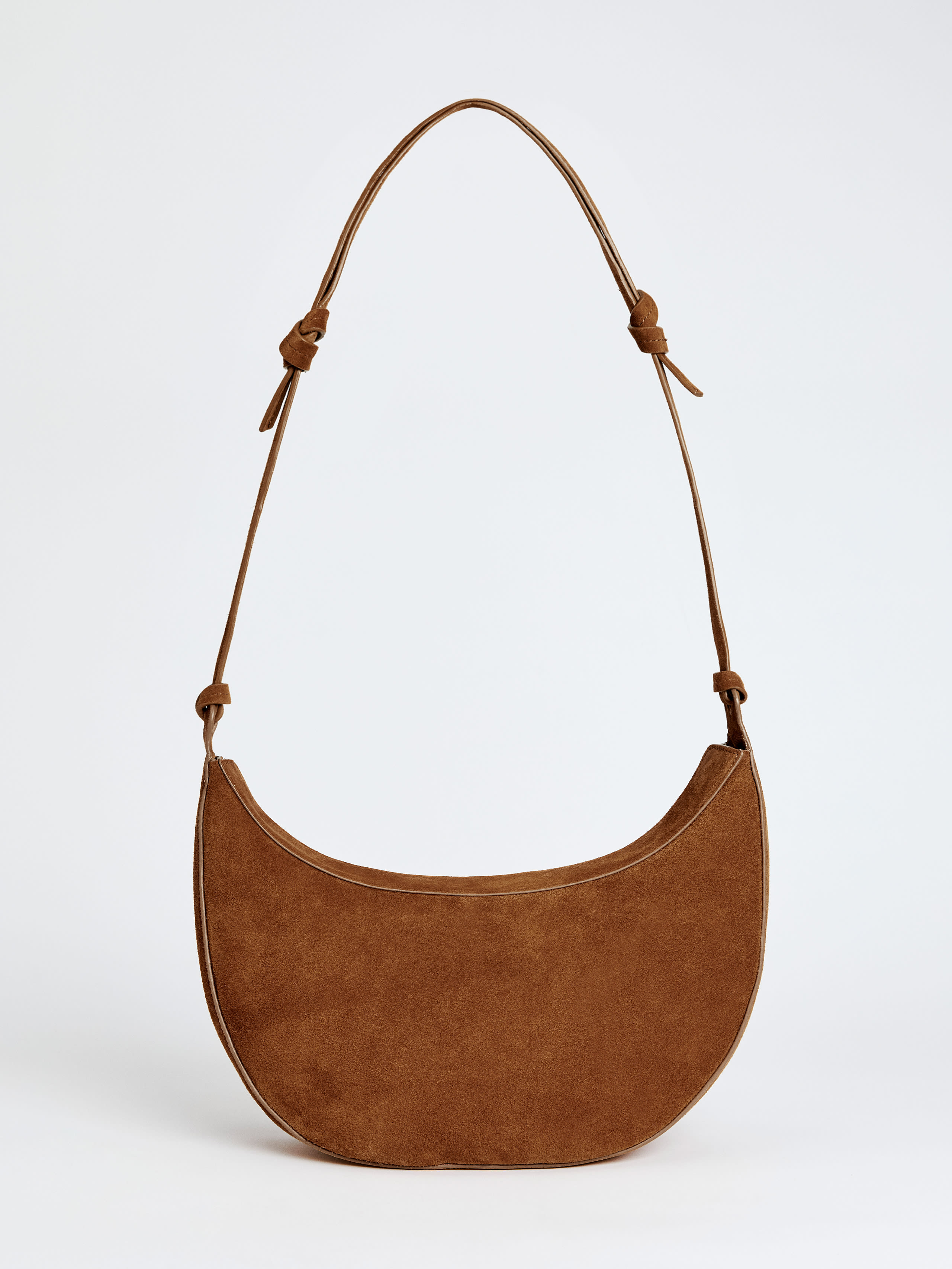 Reformation Rosetta Sling Crossbody Bag In Couro Suede
