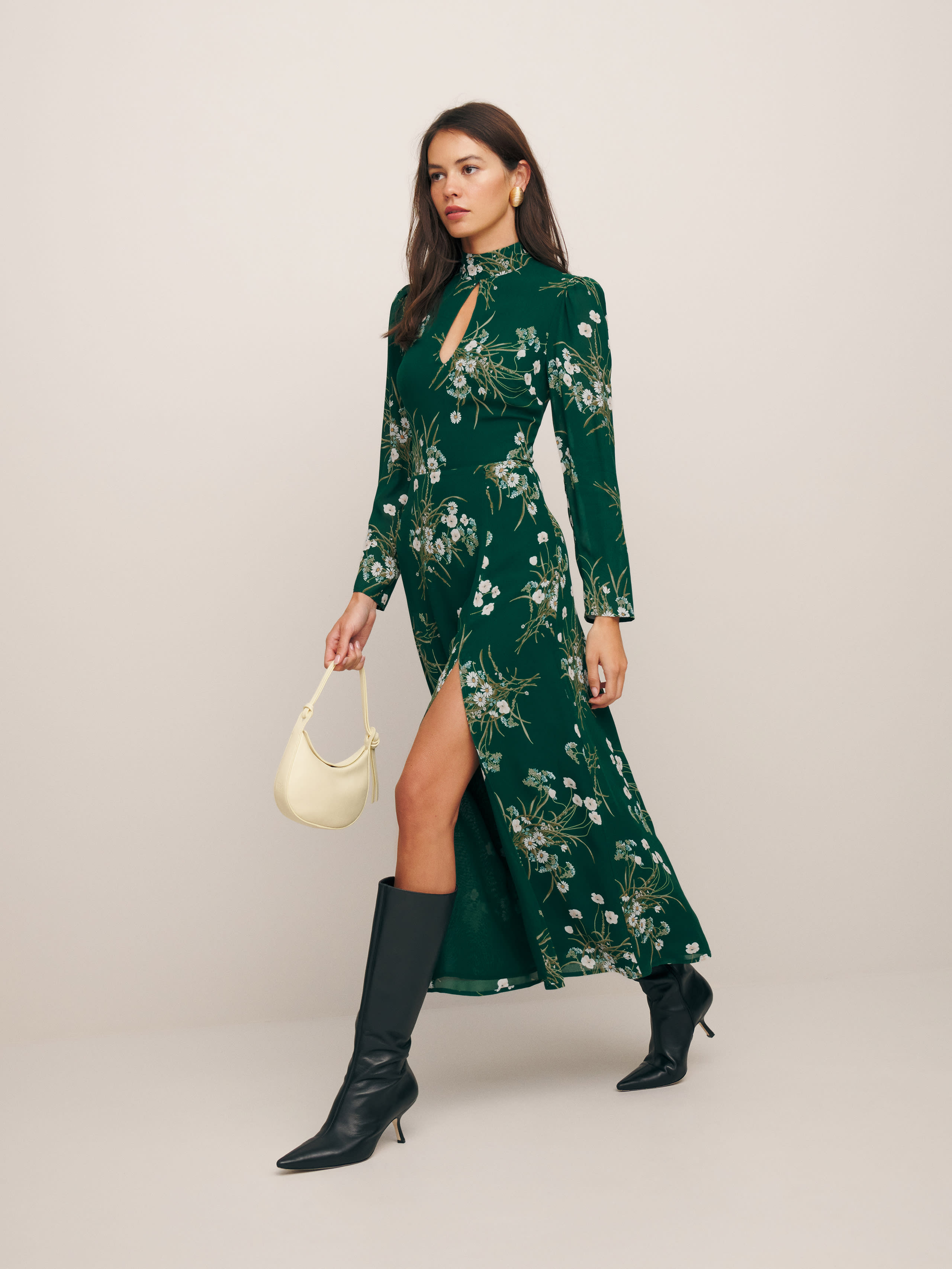 Reformation Castalia Dress In Buena