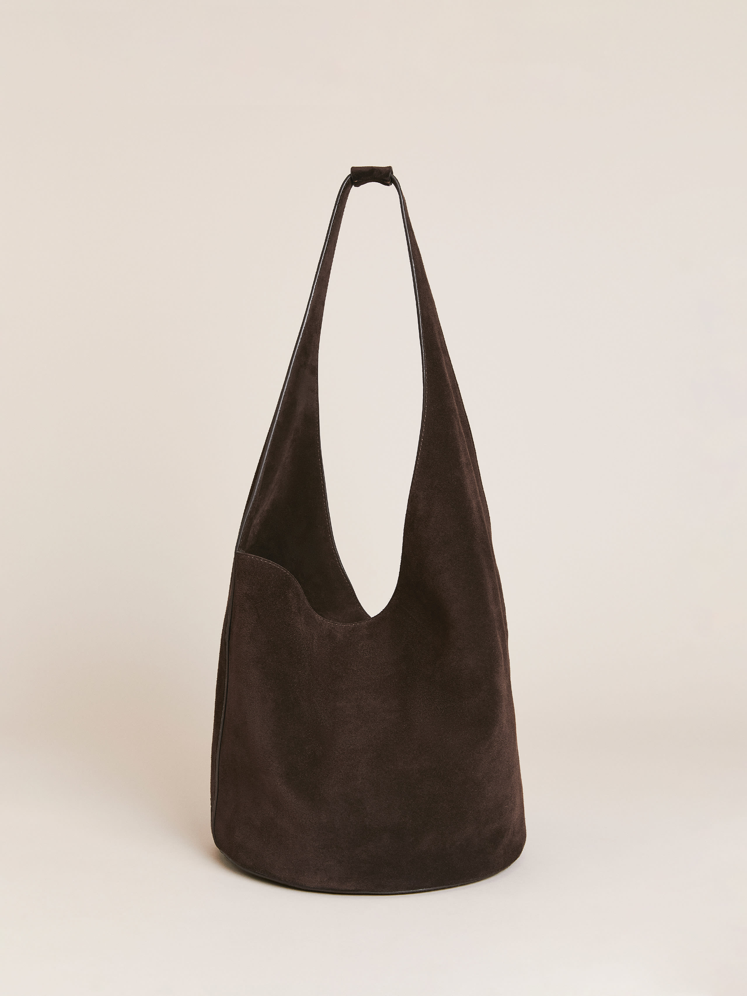 Reformation Medium Silvana Bucket Bag In Brown