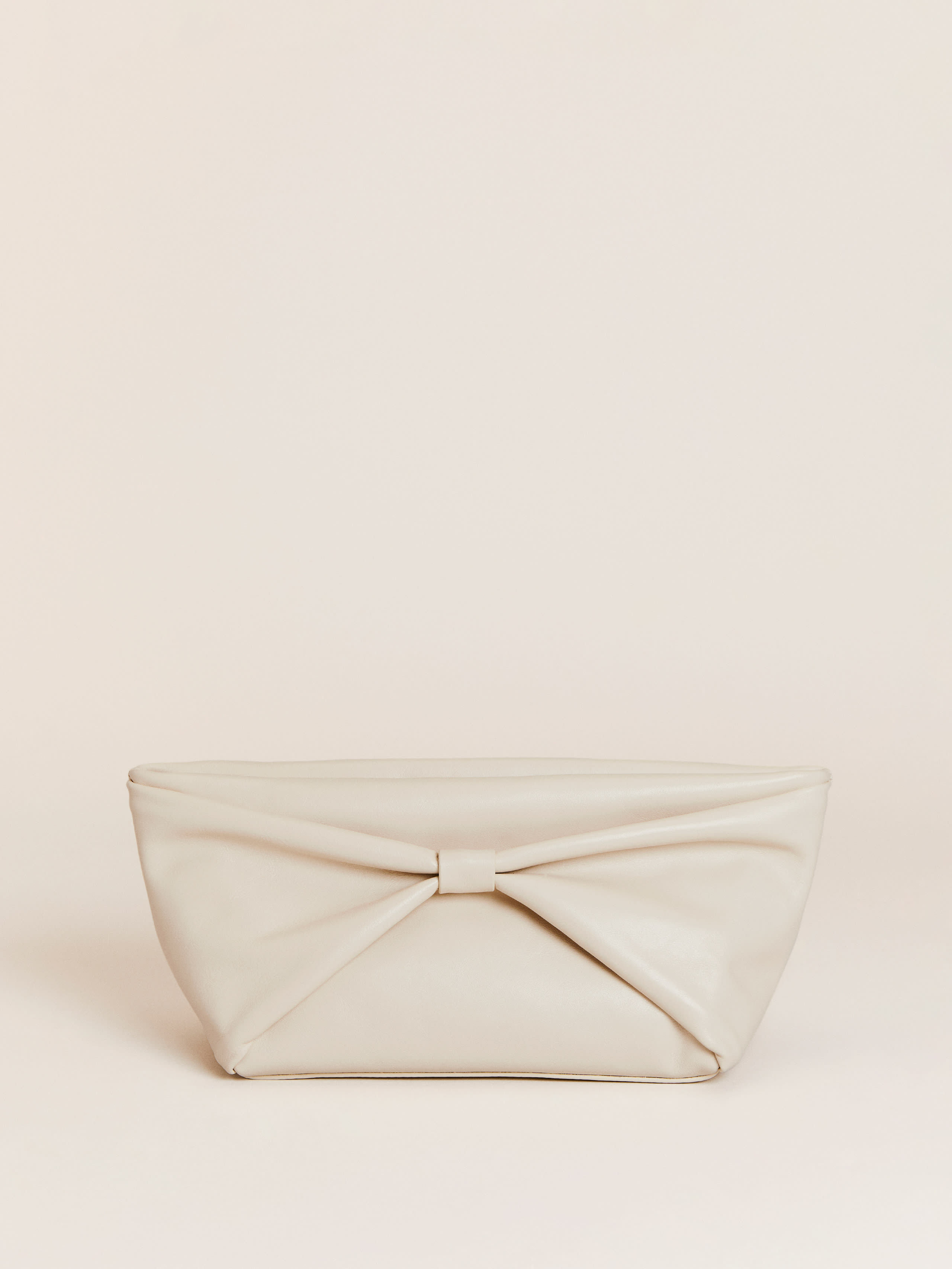 Shop Reformation Silvana Clutch In Almond Leather