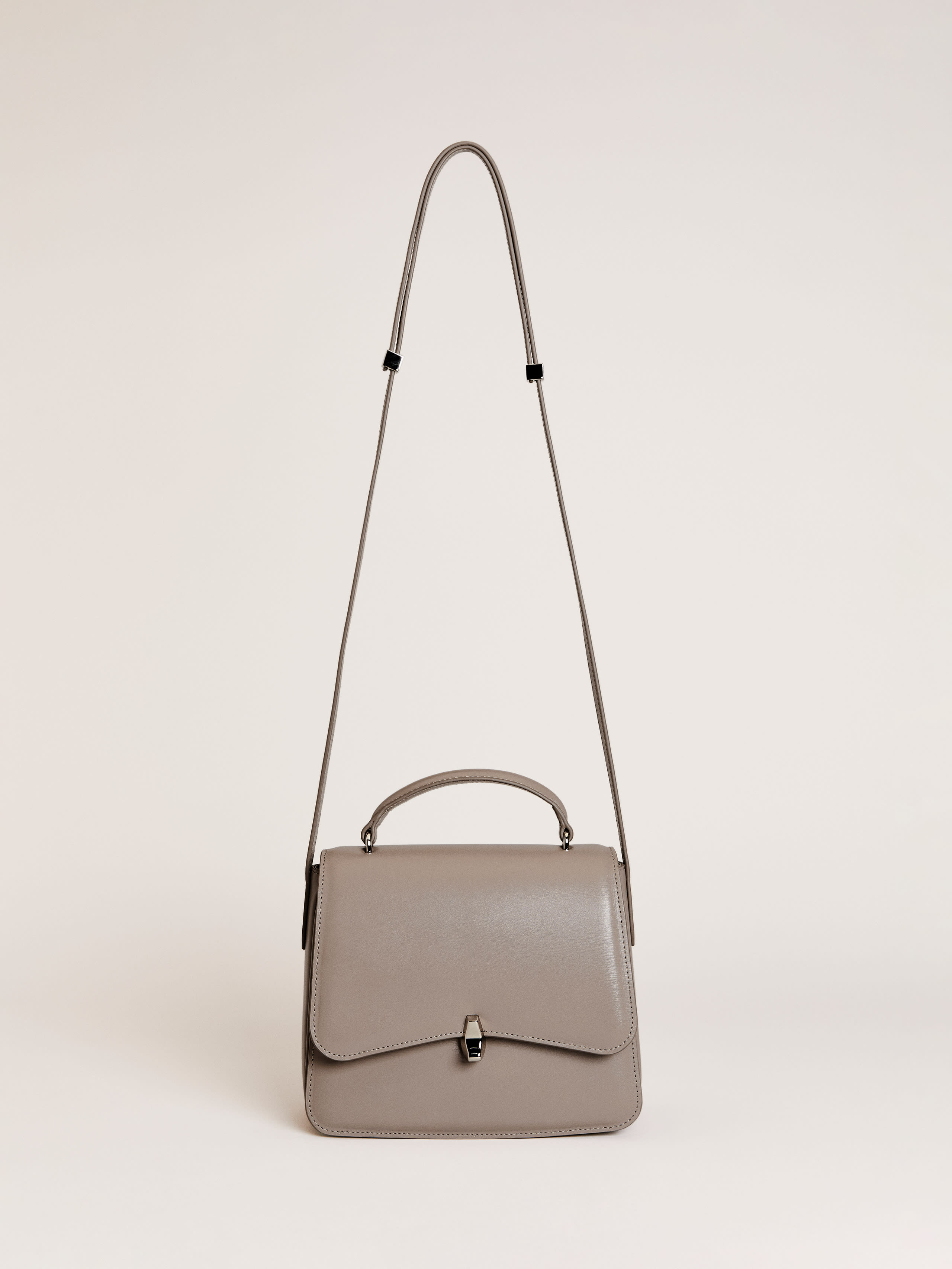 Shop Reformation Monica Crossbody In Topo Leather