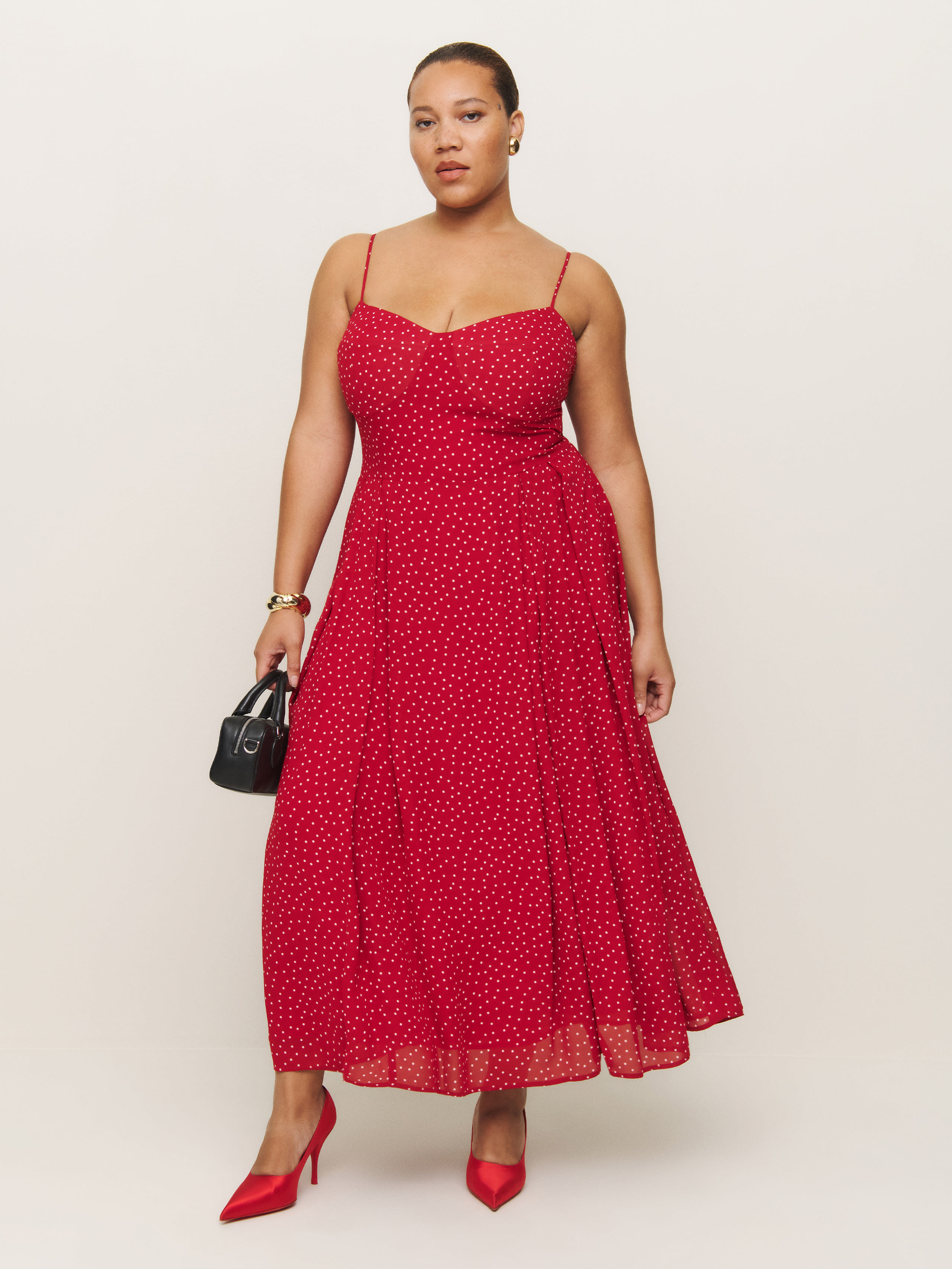 Reformation Jaelyn Dress Es In Ditty