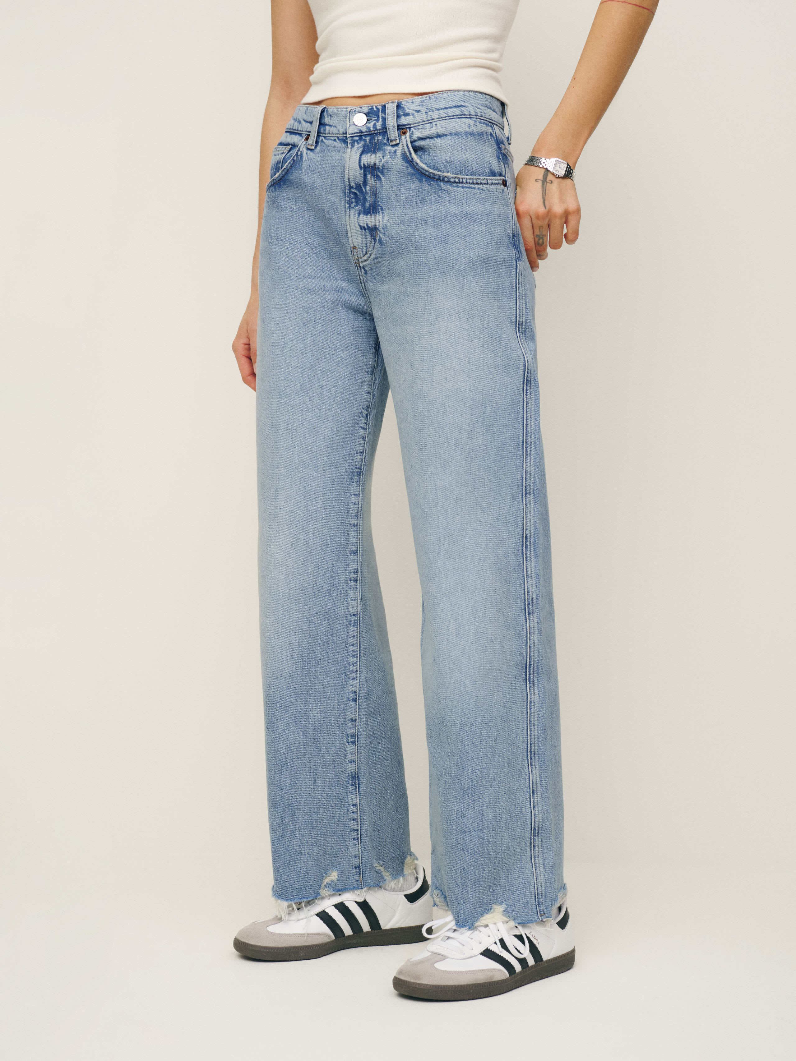 Val 90s Mid Rise Straight Jeans - Sustainable Denim