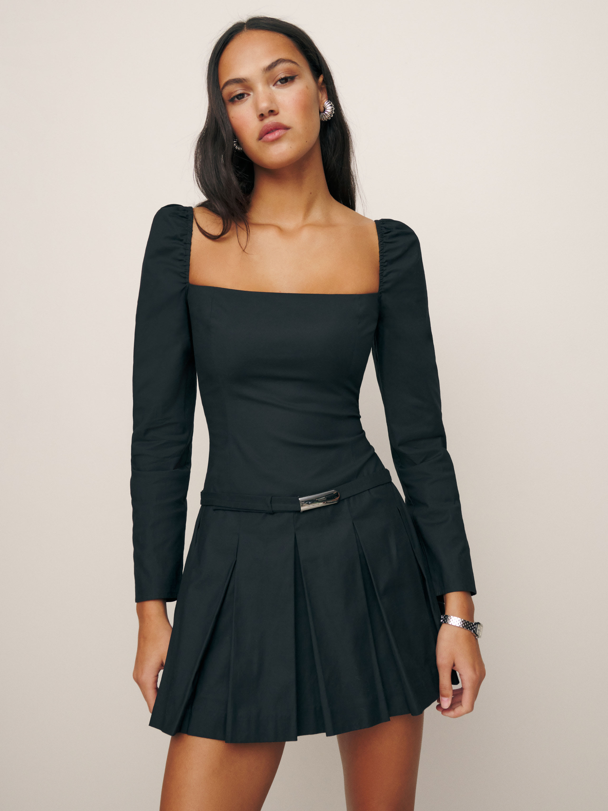 Reformation Luella Dress In Black