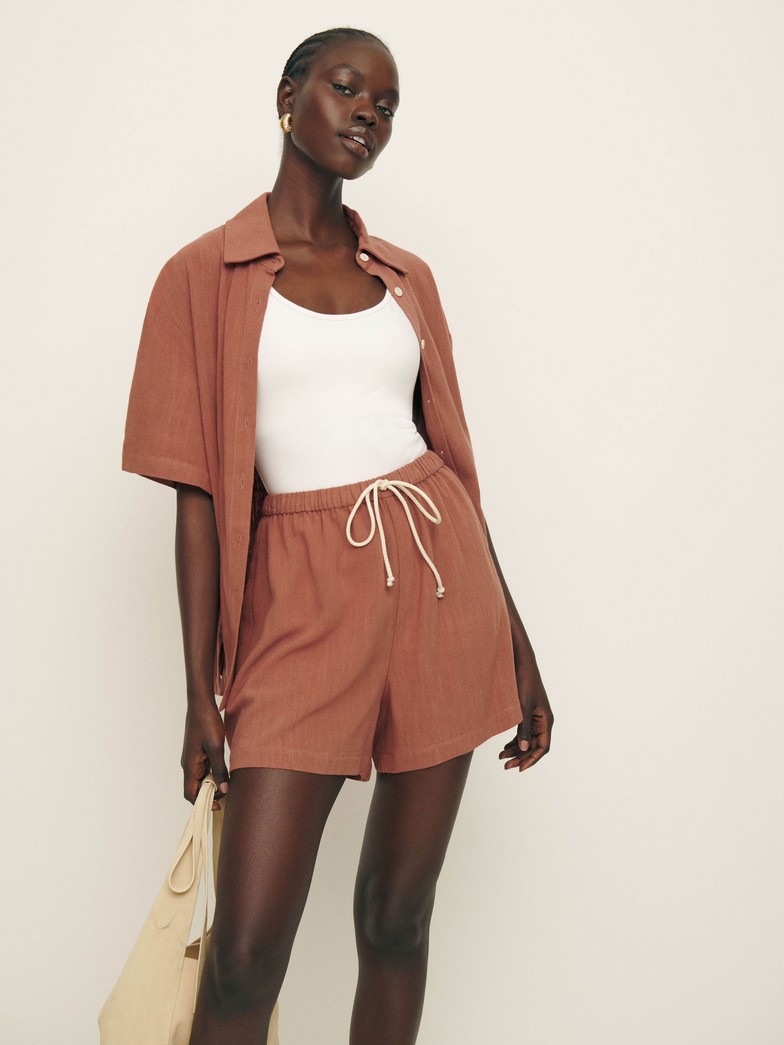 Reformation Harley Two Piece In Terracotta