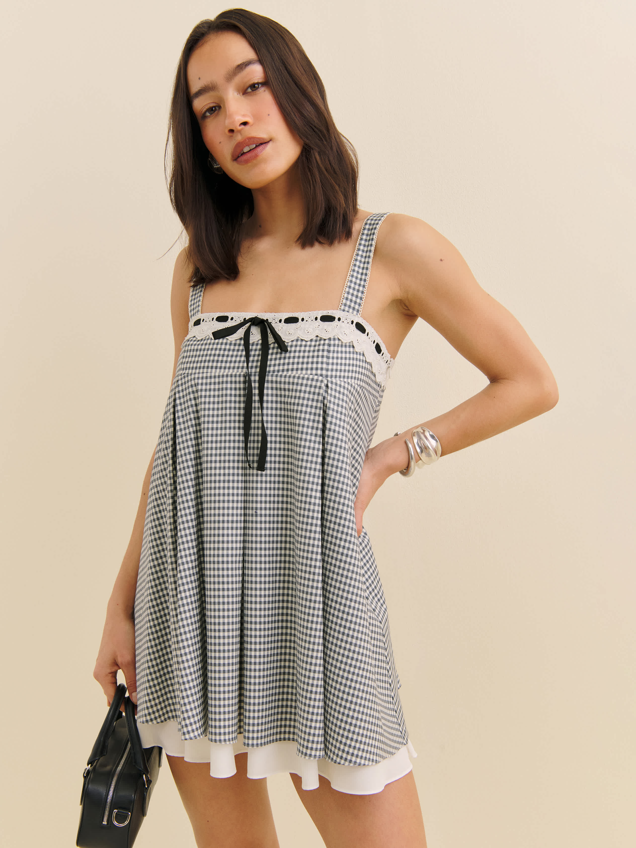 REFORMATION SHAI DRESS GREY 12
