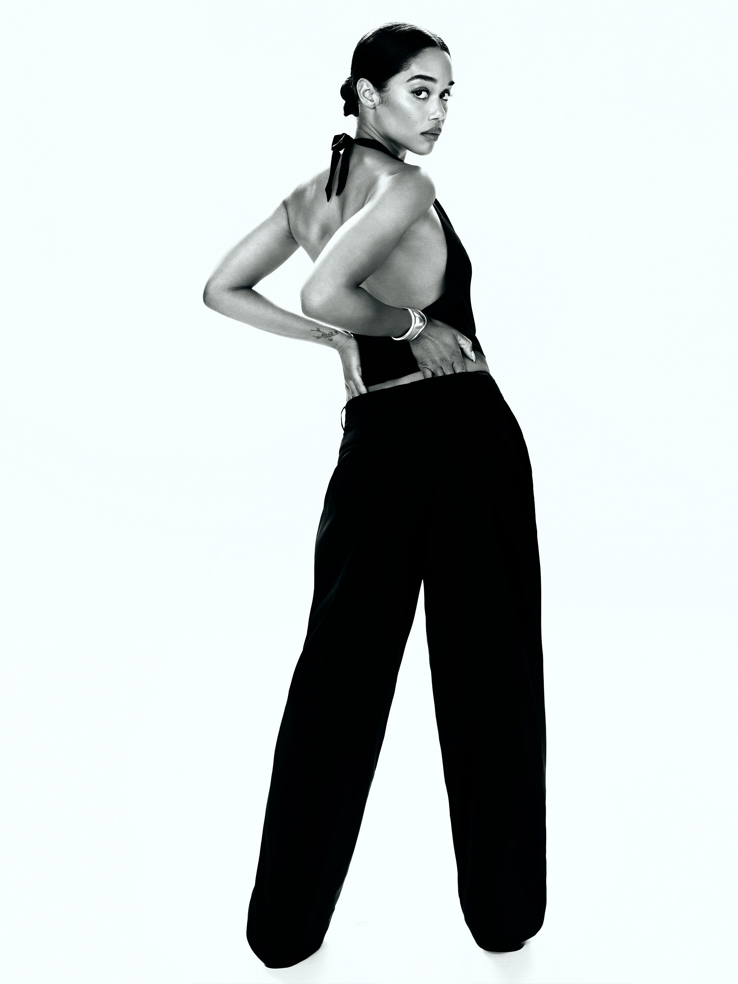 Reformation Petites Danielle Pant In Black