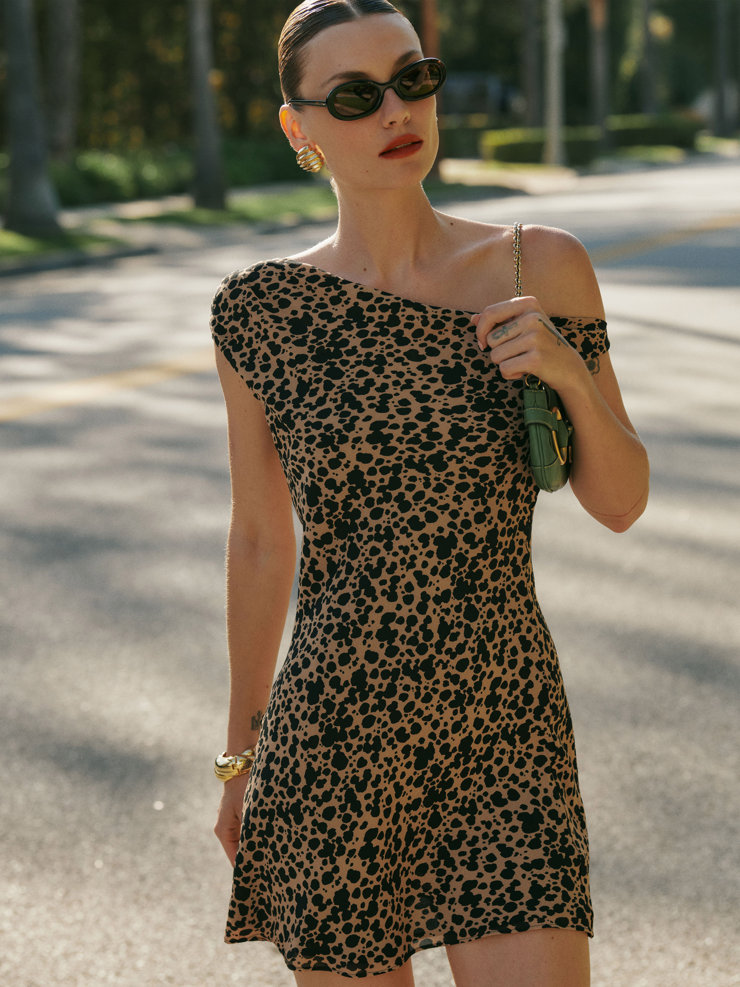 Shop Reformation Kristine Dress In Blitz