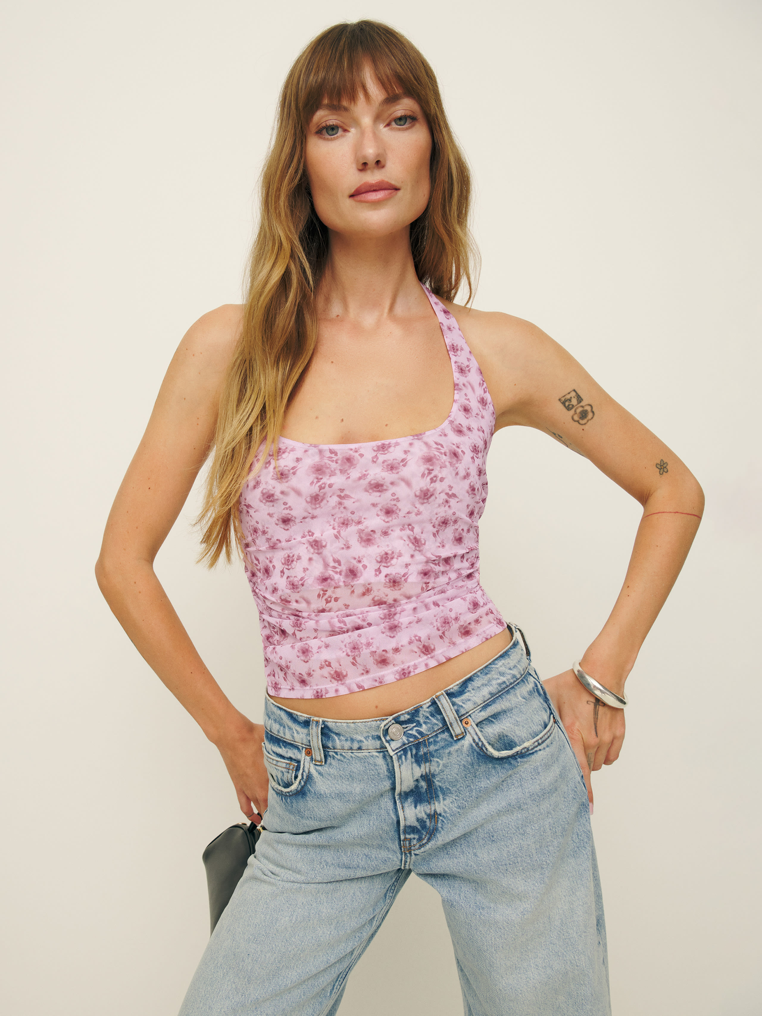 Reformation Molly Knit Top In Rosita