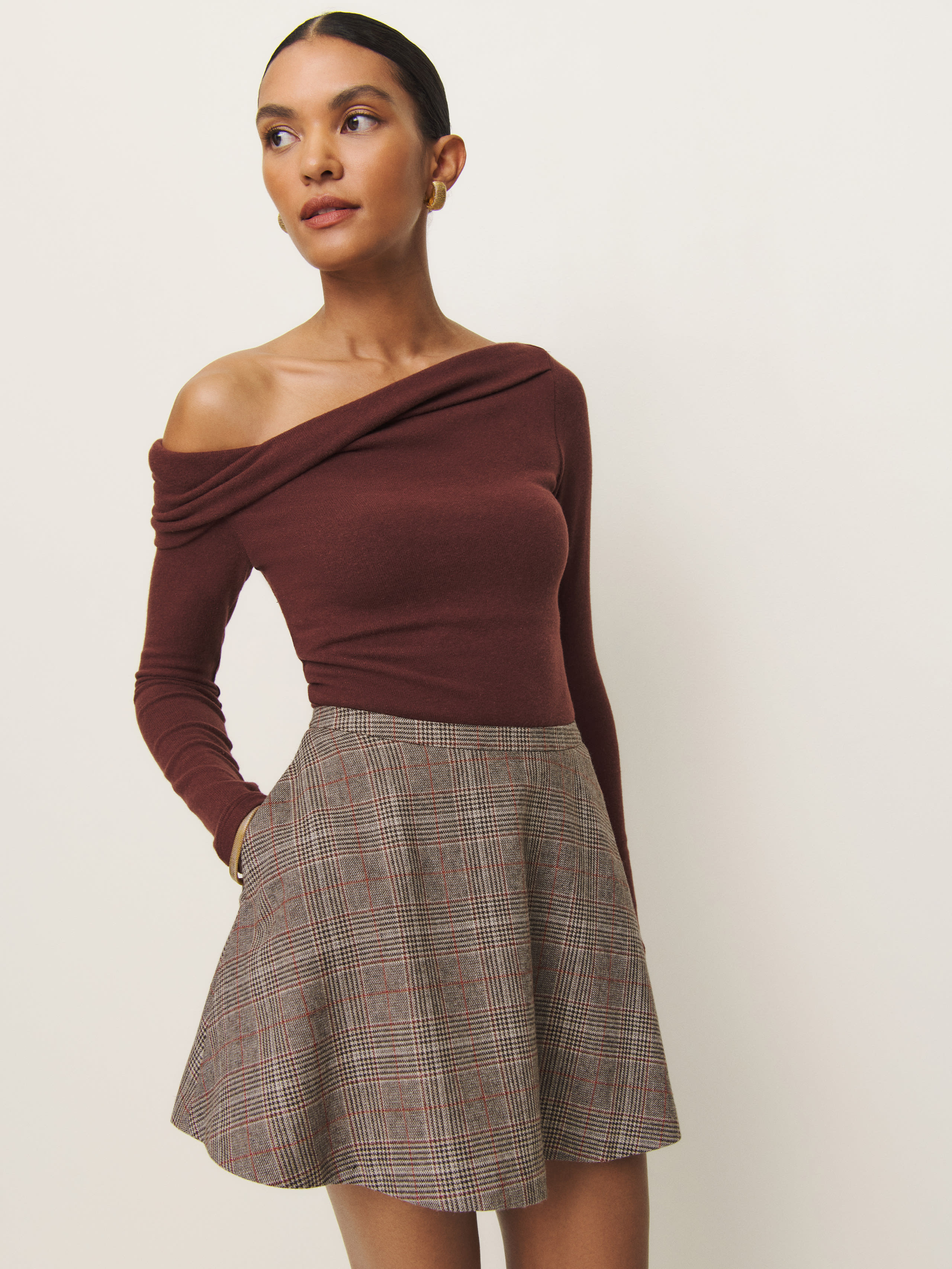 REFORMATION HANNA SKIRT 