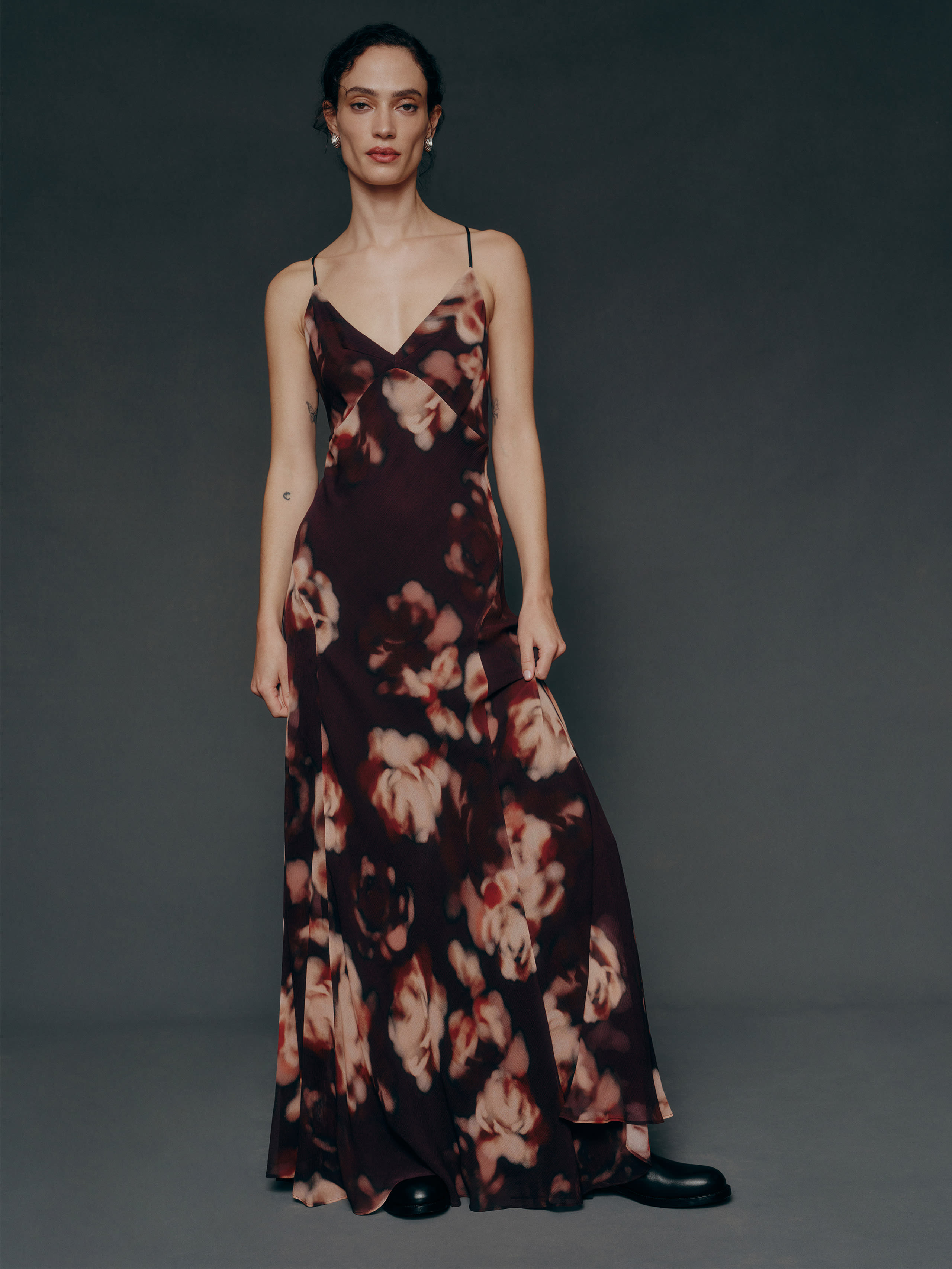 Reformation Darwin Dress In Rose Dream