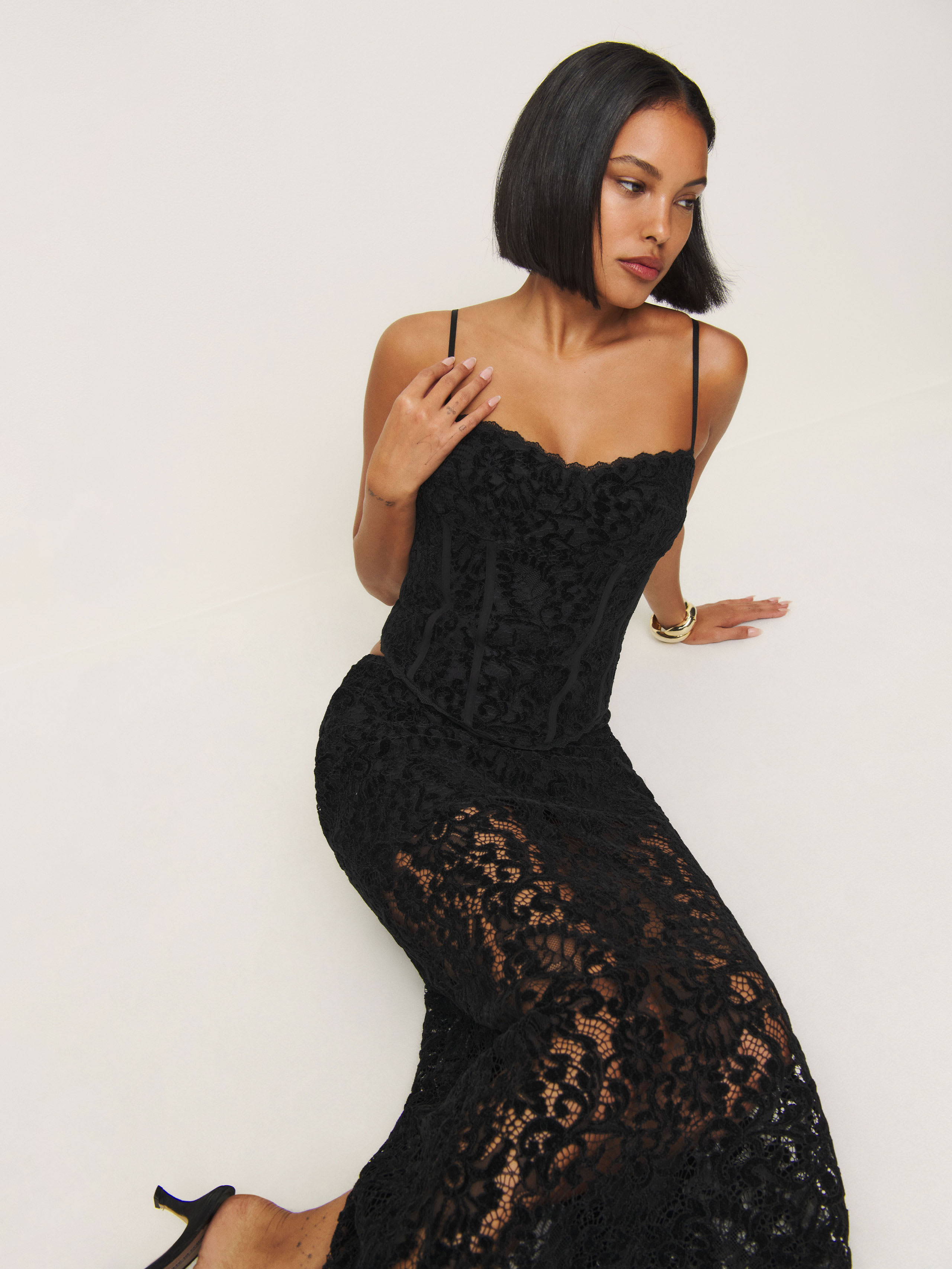 Reformation Tommen Two Piece In Black