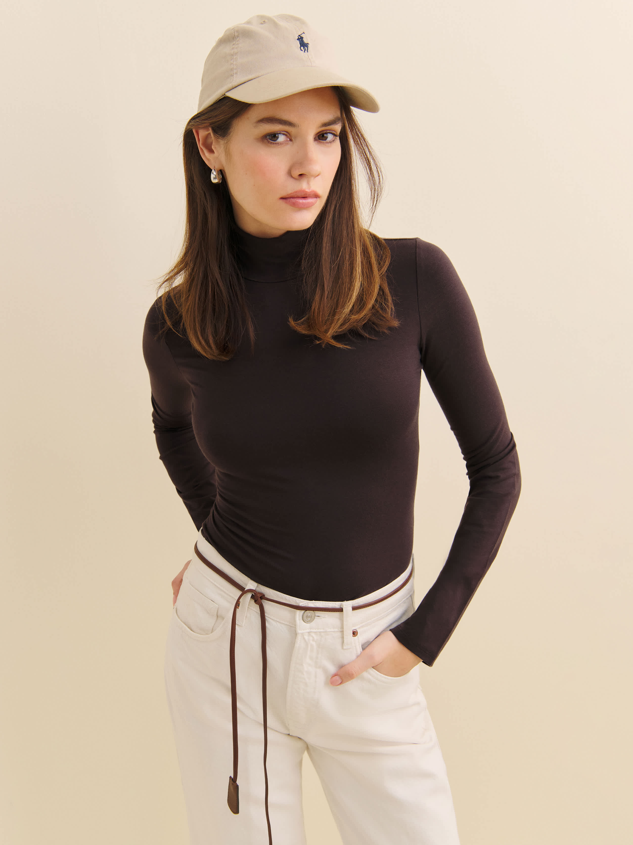 Shop Reformation Nell Knit Top In Black Currant