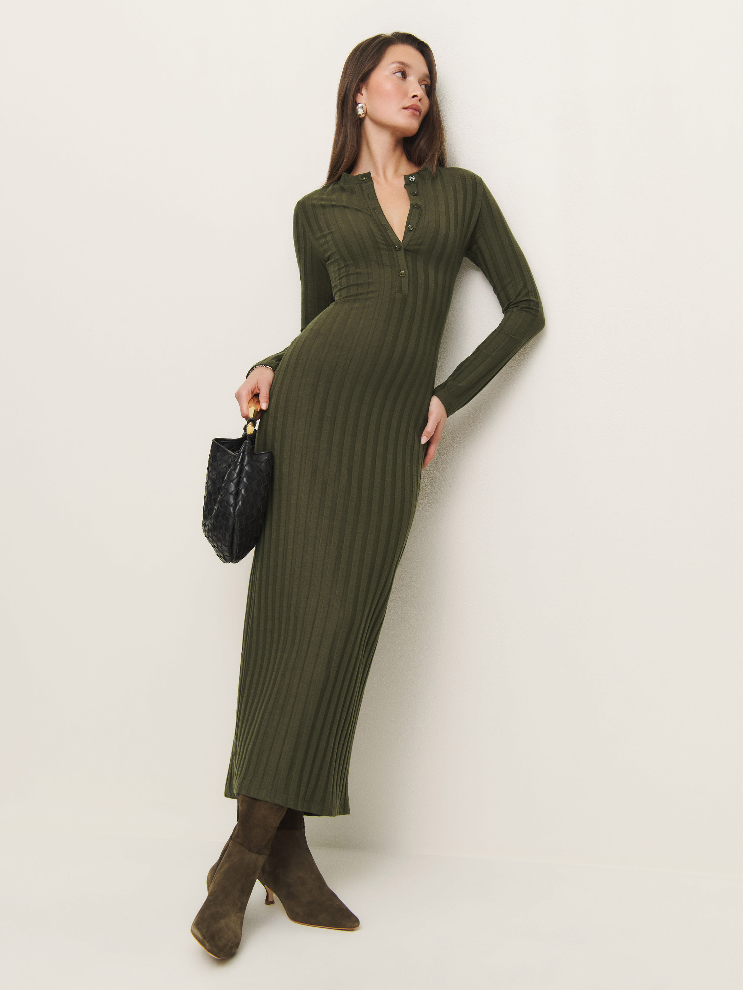 REFORMATION LANI KNIT DRESS 