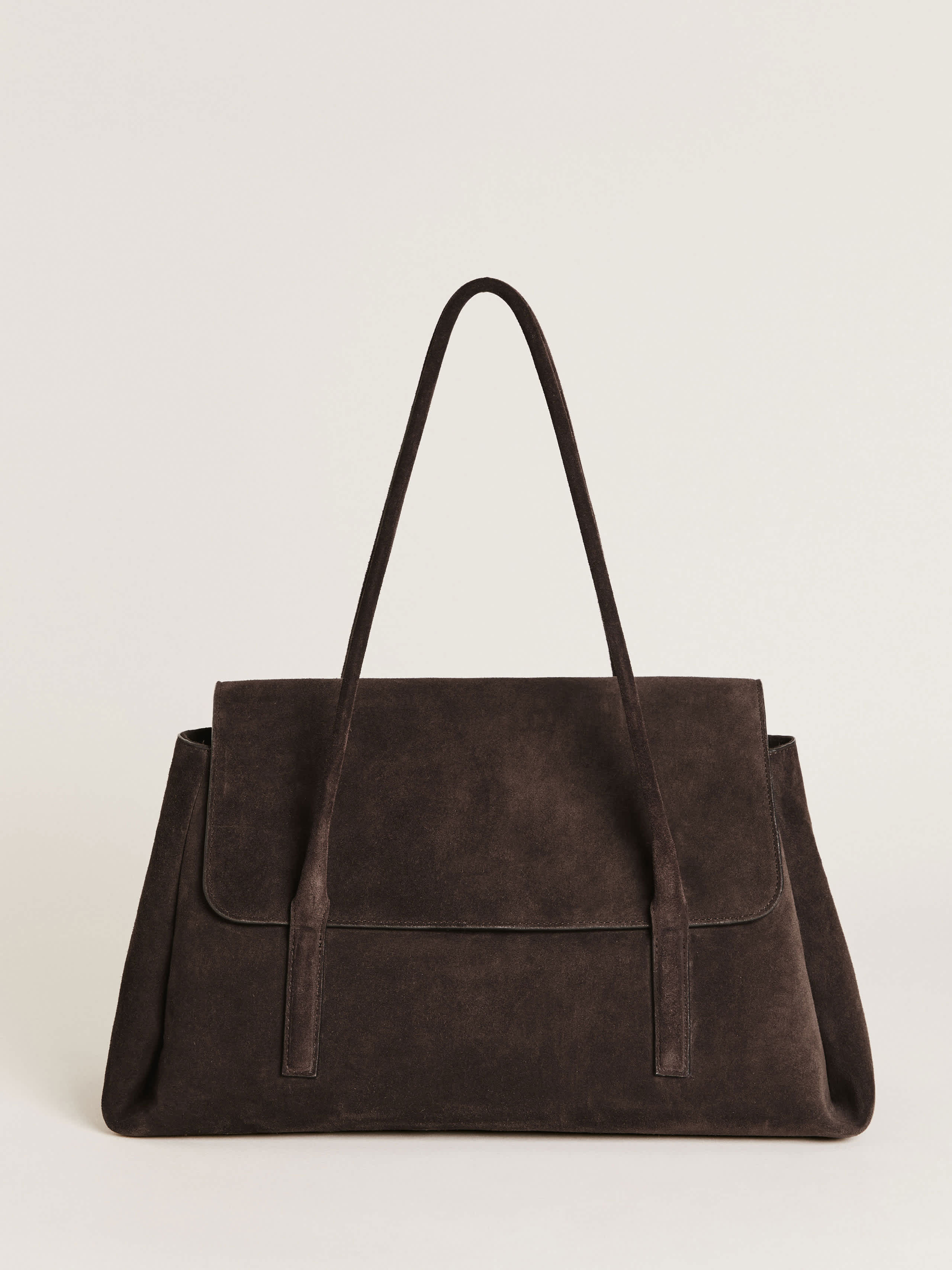 Reformation Medium Caterina Top Handle In Boss Suede