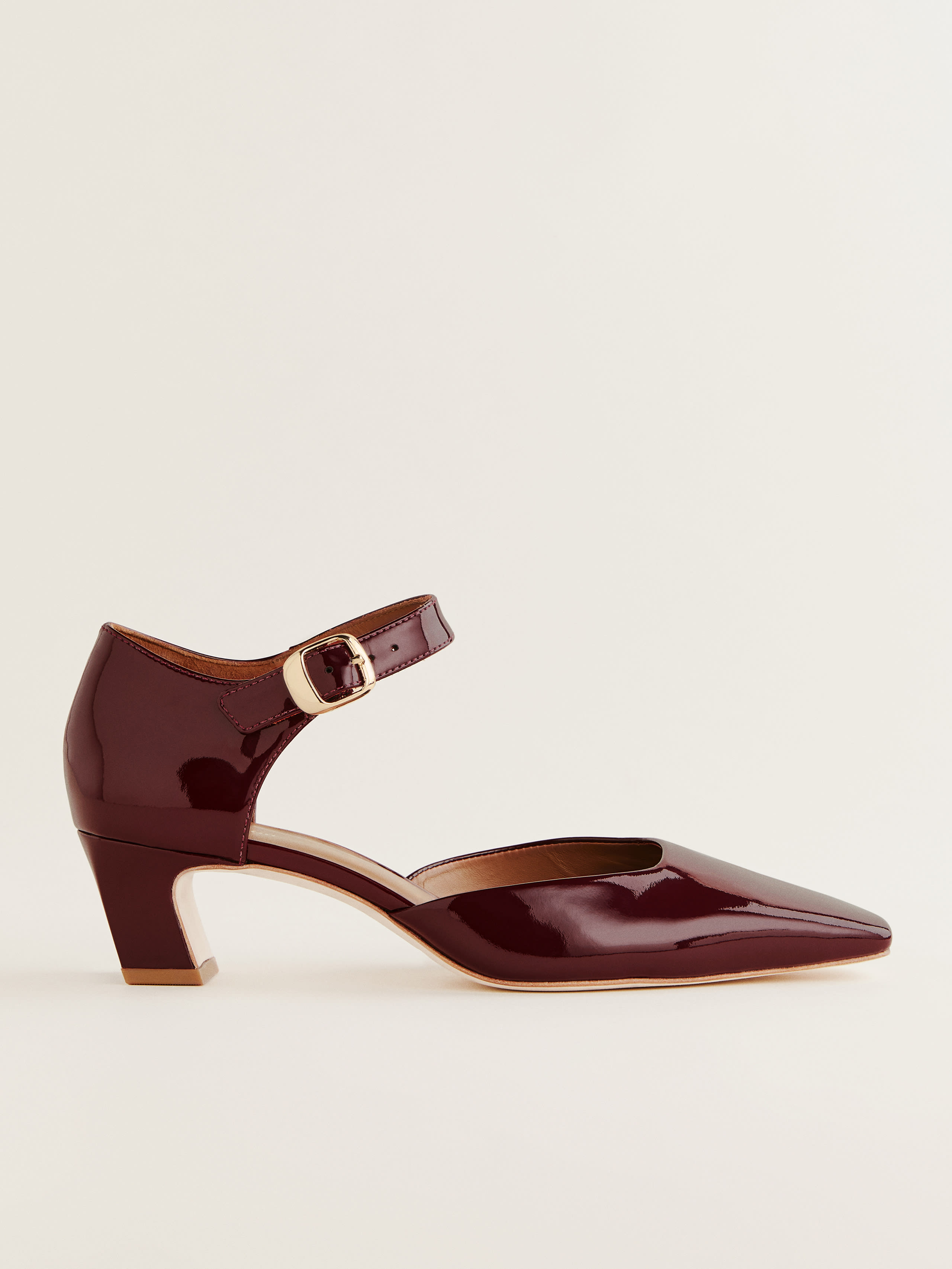 Reformation Denise Pump In Wine Patent