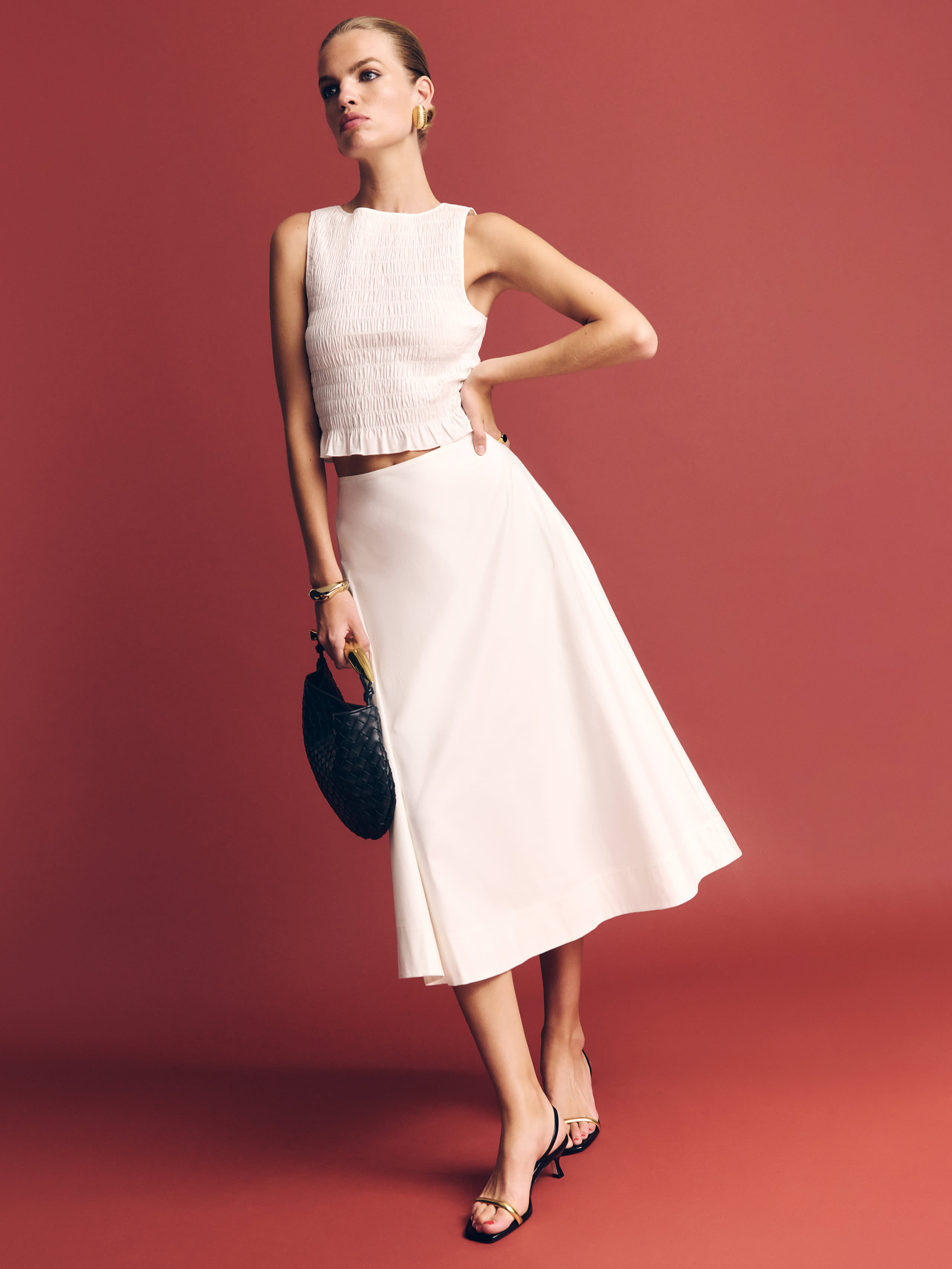 Reformation Laguna Two Piece In White