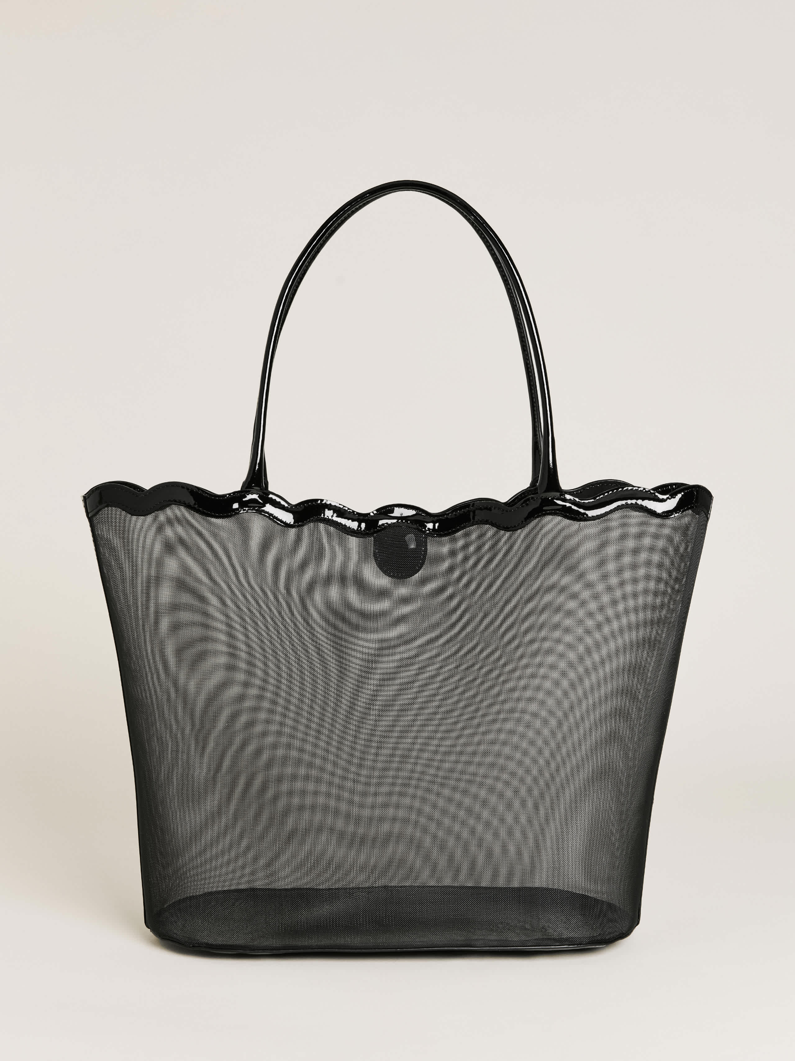 Reformation Isabella Tote In Black Mesh