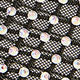 Black Rhinestone Mesh