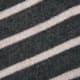 Charcoal With Ivory Stripe