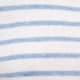 Ivory With Parisian Blue Stripe