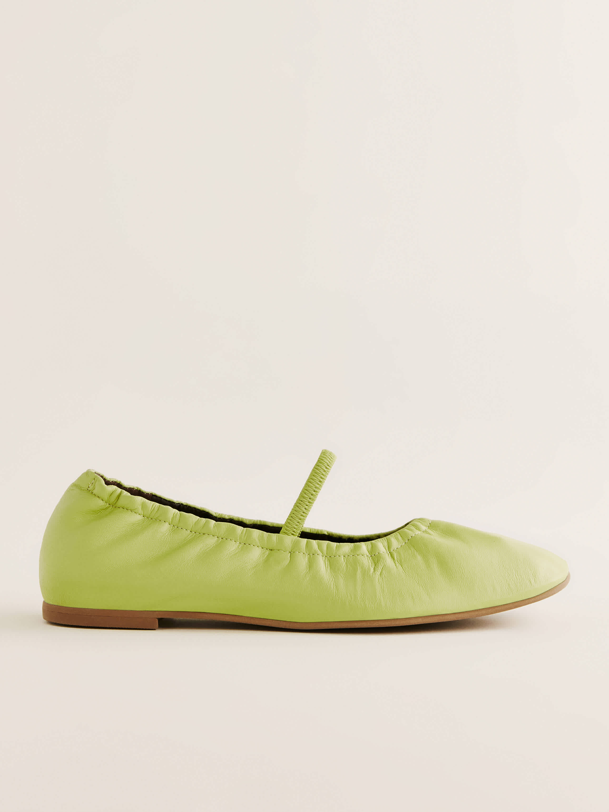 Reformation Buffy Ruched Ballet Flat